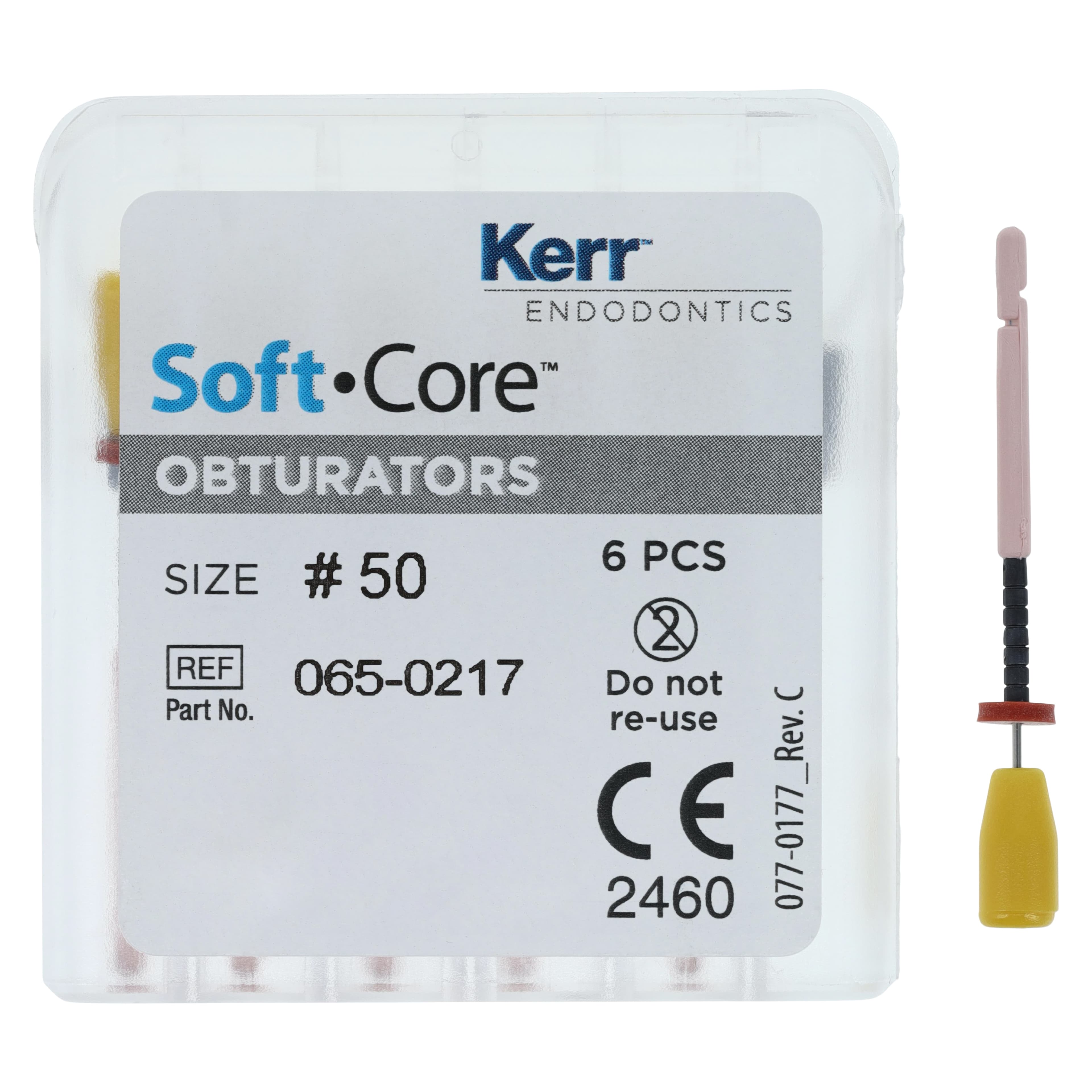 Kerr Soft-Core Classic Endo Obturators, Size #50, Yellow, 6/Pkg, 972-3050 thumbnail 4