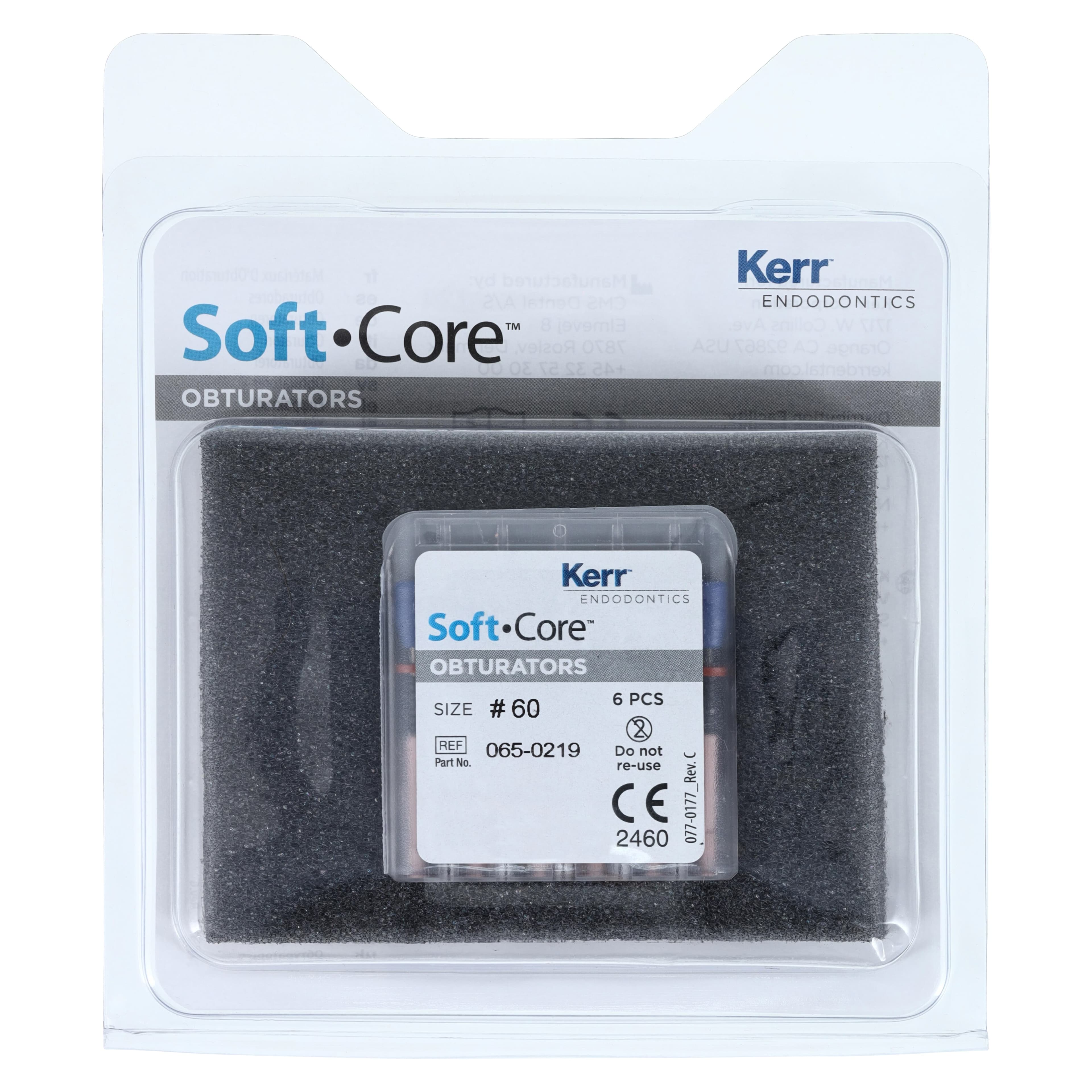 Soft-Core Classic Carrier-Based Obturators, #60, Blue, 6/Pkg, 972-3060 thumbnail 5