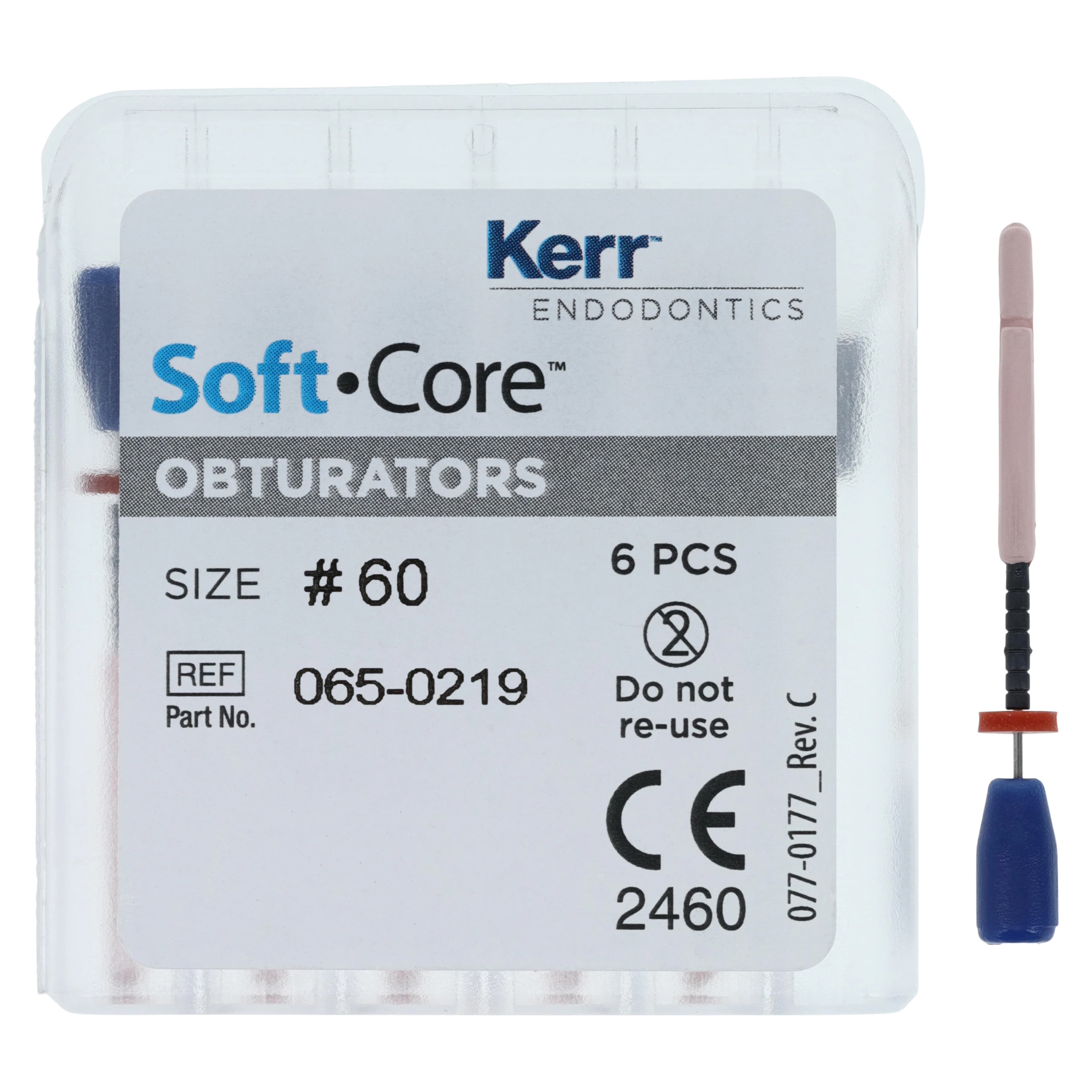 Soft-Core Classic Carrier-Based Obturators, #60, Blue, 6/Pkg, 972-3060 thumbnail 4