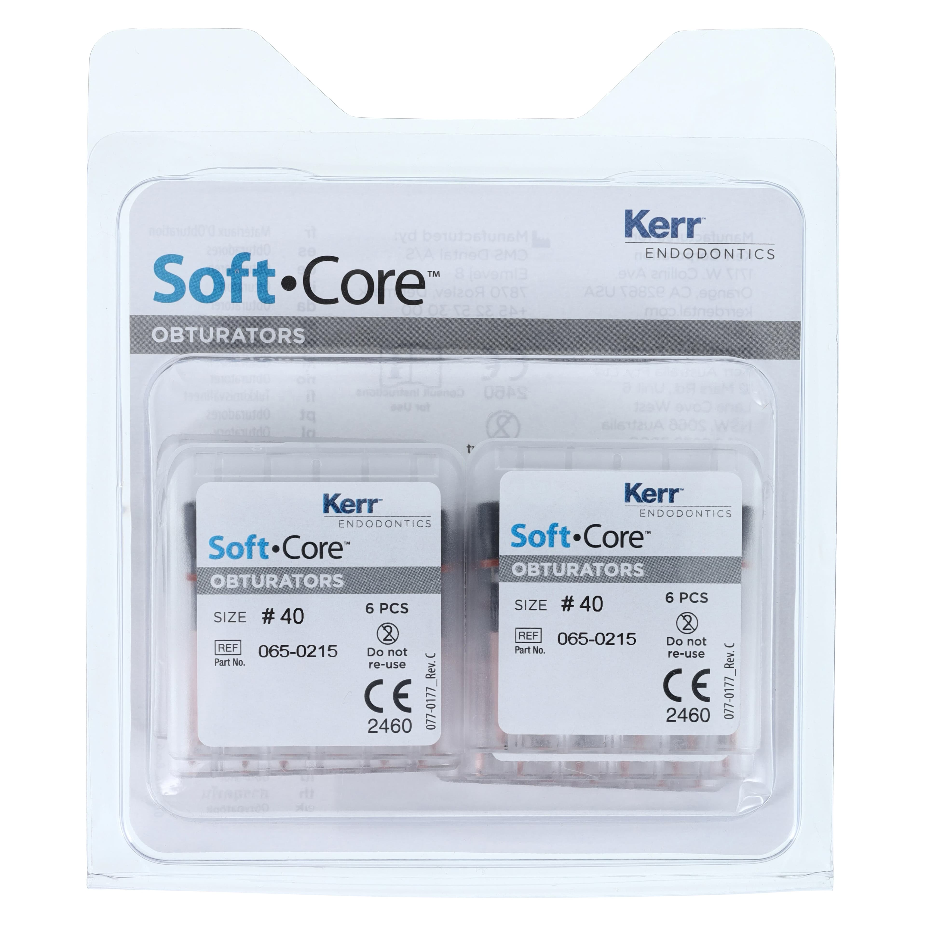 Kerr Soft-Core Classic Obturators, #40, Black, 36/Pkg, 972-3140 thumbnail 6