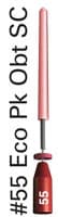 Kerr Soft-Core Obturators, Size #55, Economy Pack, Red, 36/Pk, 972-3155 - -Soft-Core #55 Obturators (36) - Image 1