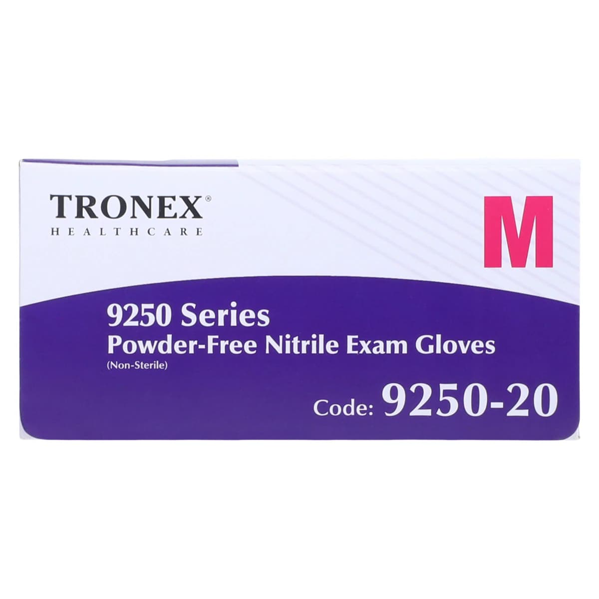 Tronex International Nitrile Exam Gloves, Powder Free, Textured, Medium, Blue, Non-Sterile, 100/Box thumbnail 7