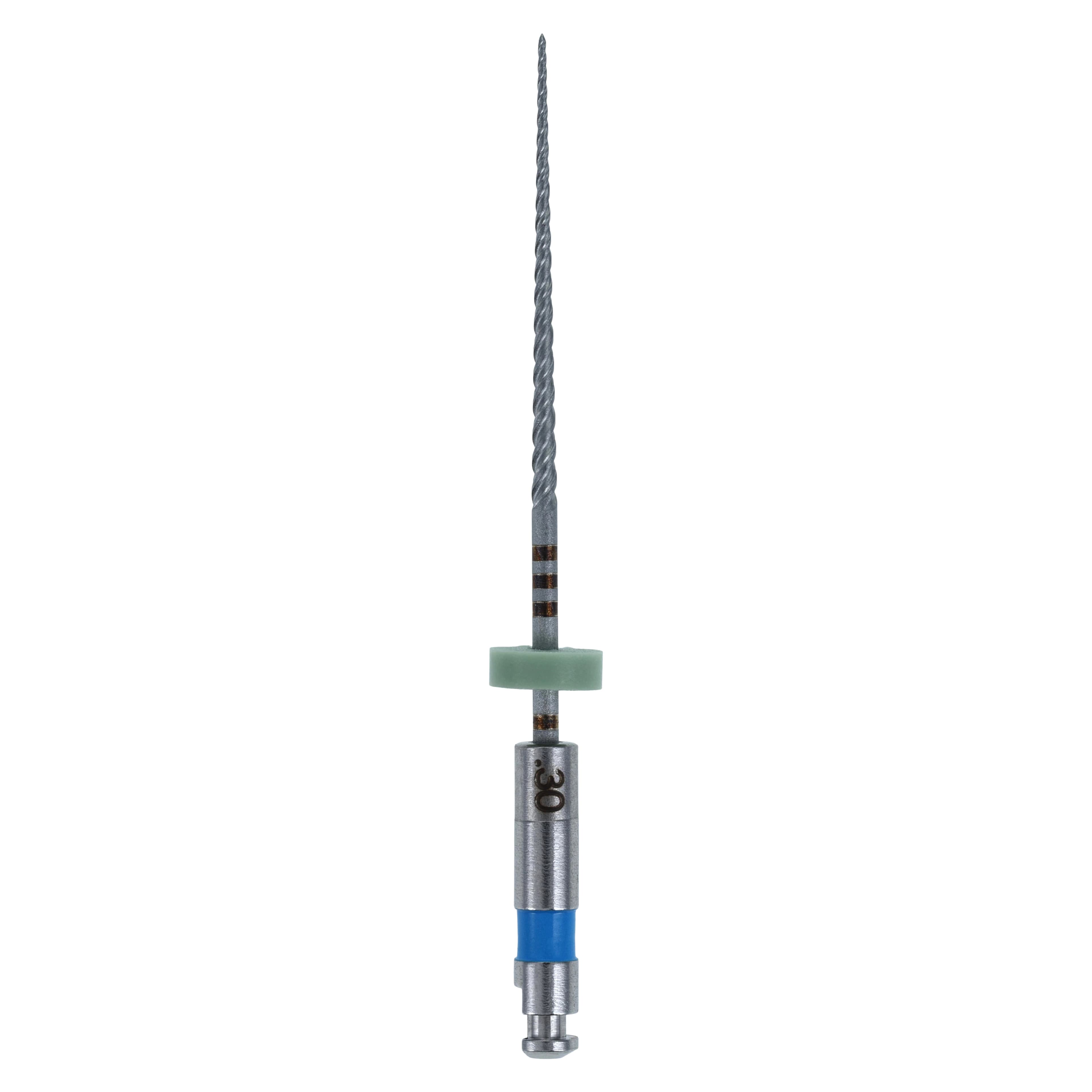 K3XF NiTi Rotary File, .04 Taper, #30, 25 mm, Blue, 6/Pk, 823-4305 - K3XF, Rotary Files, NiTi, 25 mm, .04, Taper, # 30, Blue, 6/Pk, 823-4305 - Image 1