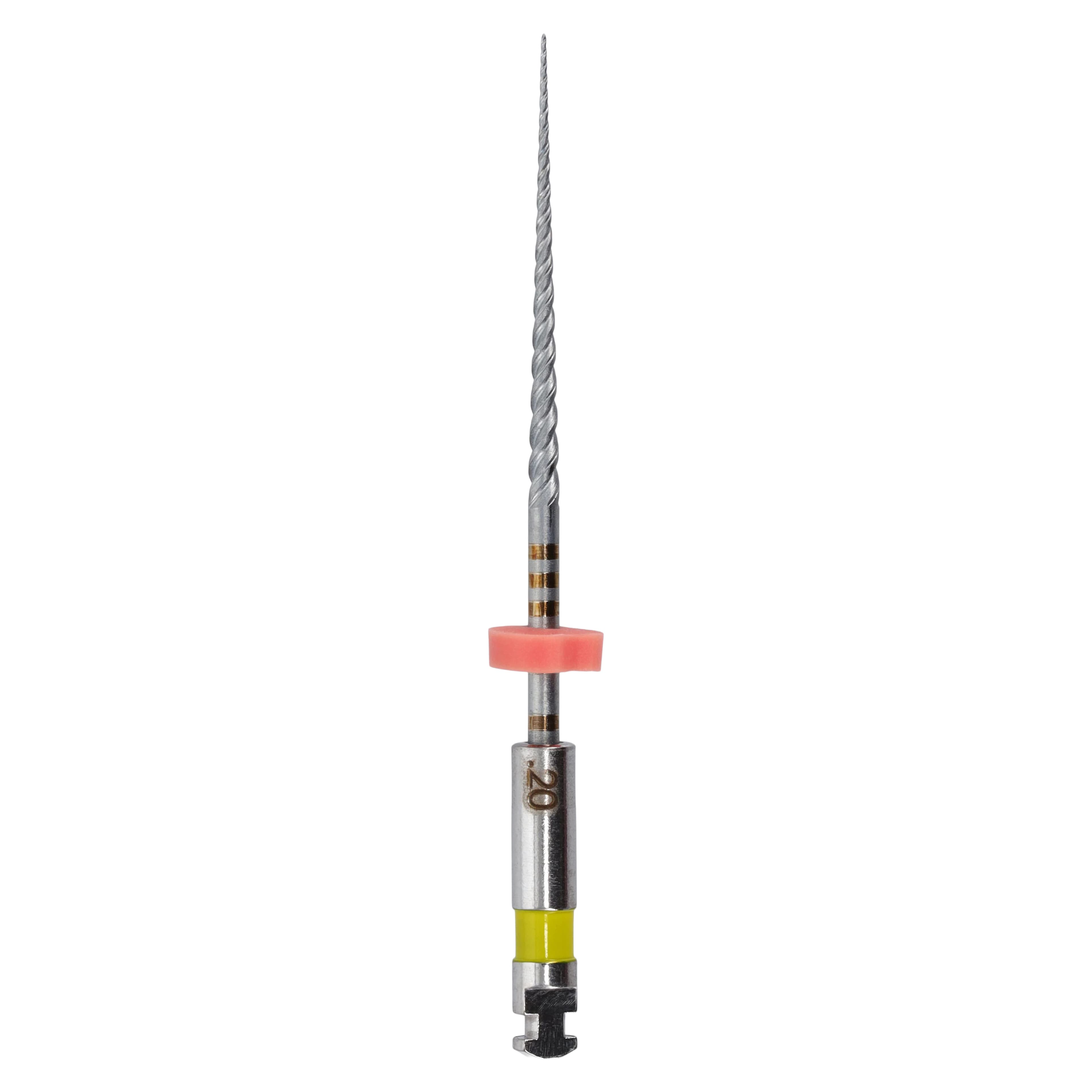 K3XF Nickel Titanium Rotary Files, #20, .06 Taper, 25 mm, Yellow, 6/Pk, 823-6205 - K3XF Nickel Titanium Rotary Files 25 mm - Image 1