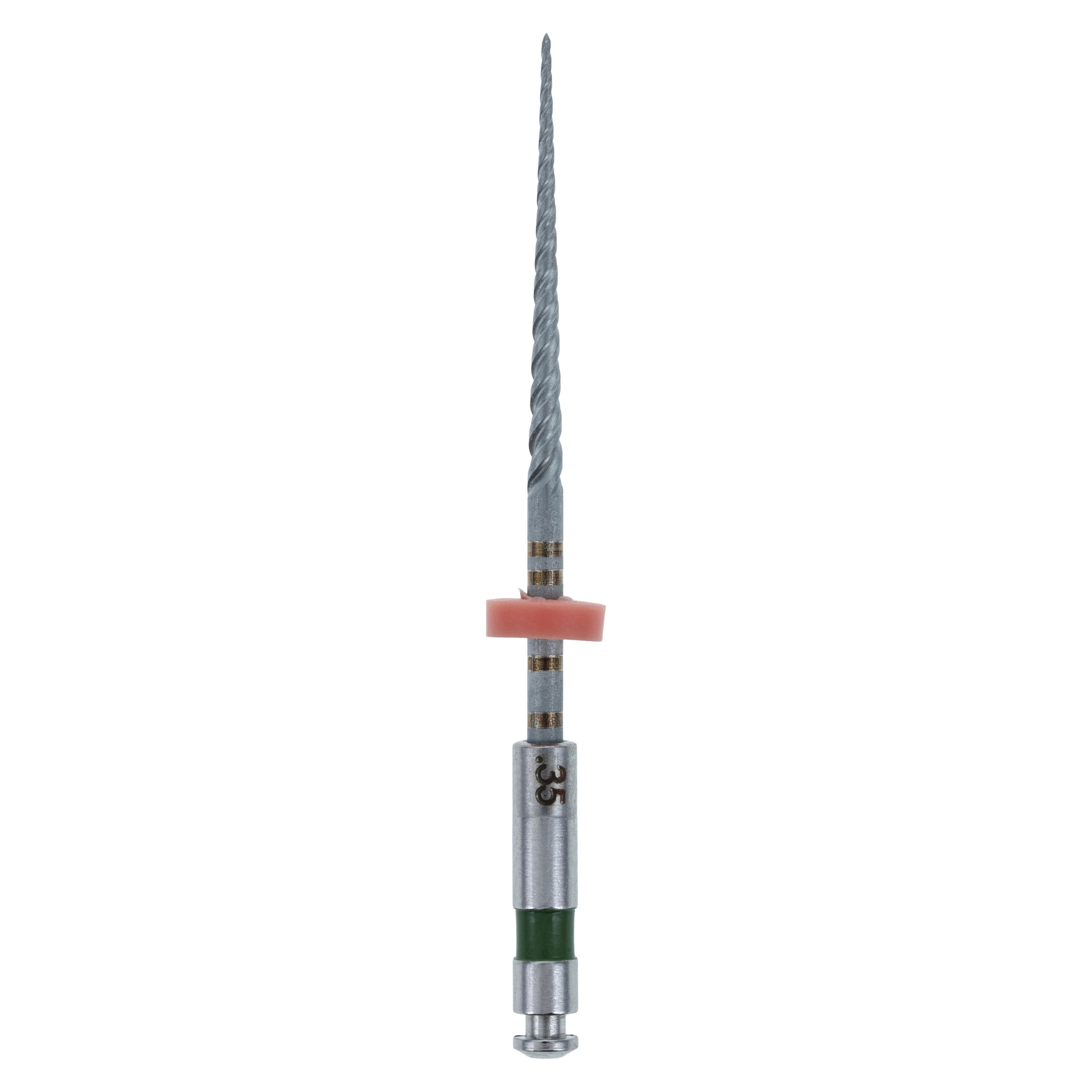 K3XF NiTi Rotary File, 25 mm, .06 Taper, Size #35, Green, 6/Pk, 823-6355 - K3XF, Rotary Files, NiTi, 25 mm, .06 Taper, # 35, Green, 6/Pk, 823-6355 - Image 1