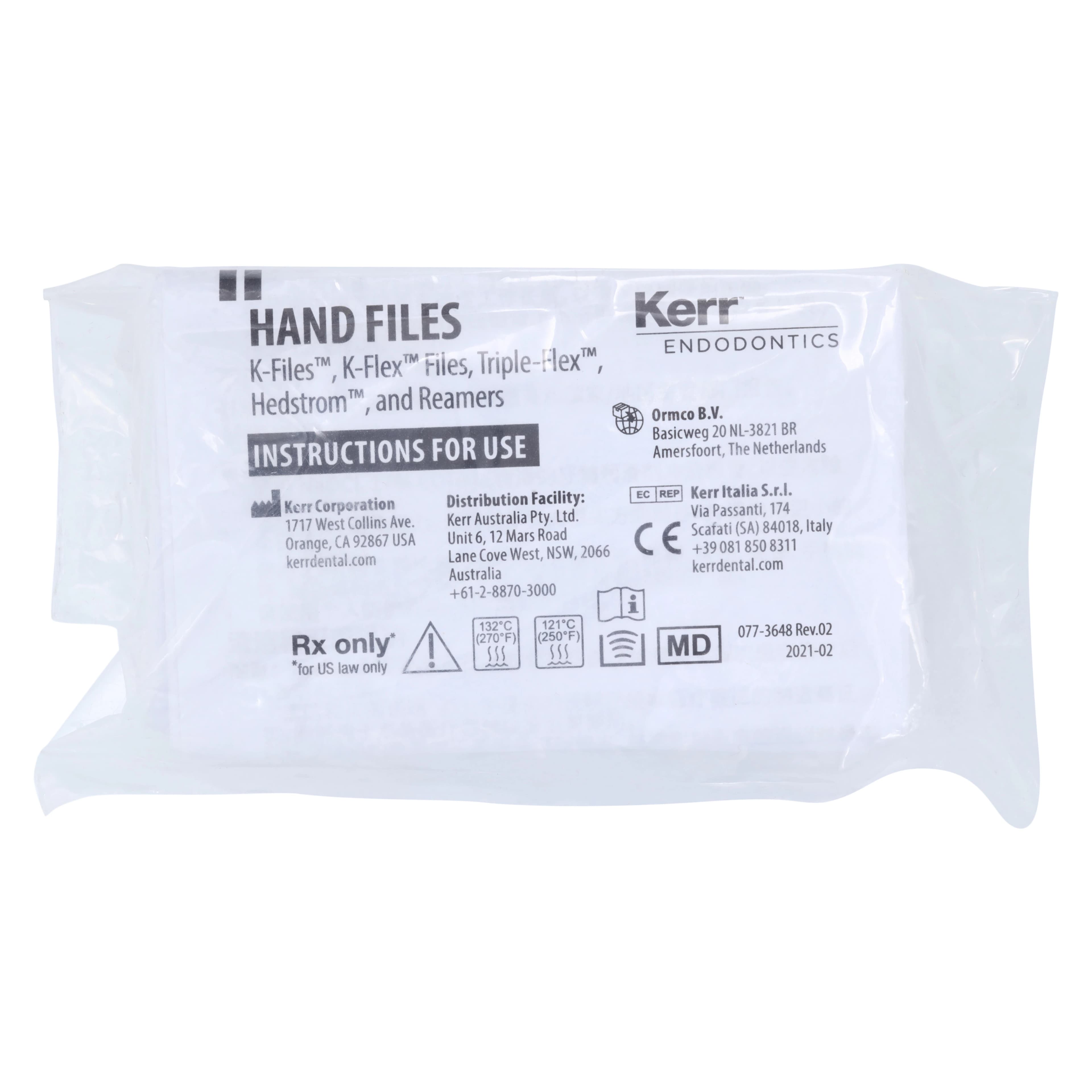 K3 XF NiTi Rotary File, Size #60, .06 Taper, 25mm, Blue, 6/Pack, Kerr 823-6605 thumbnail 2