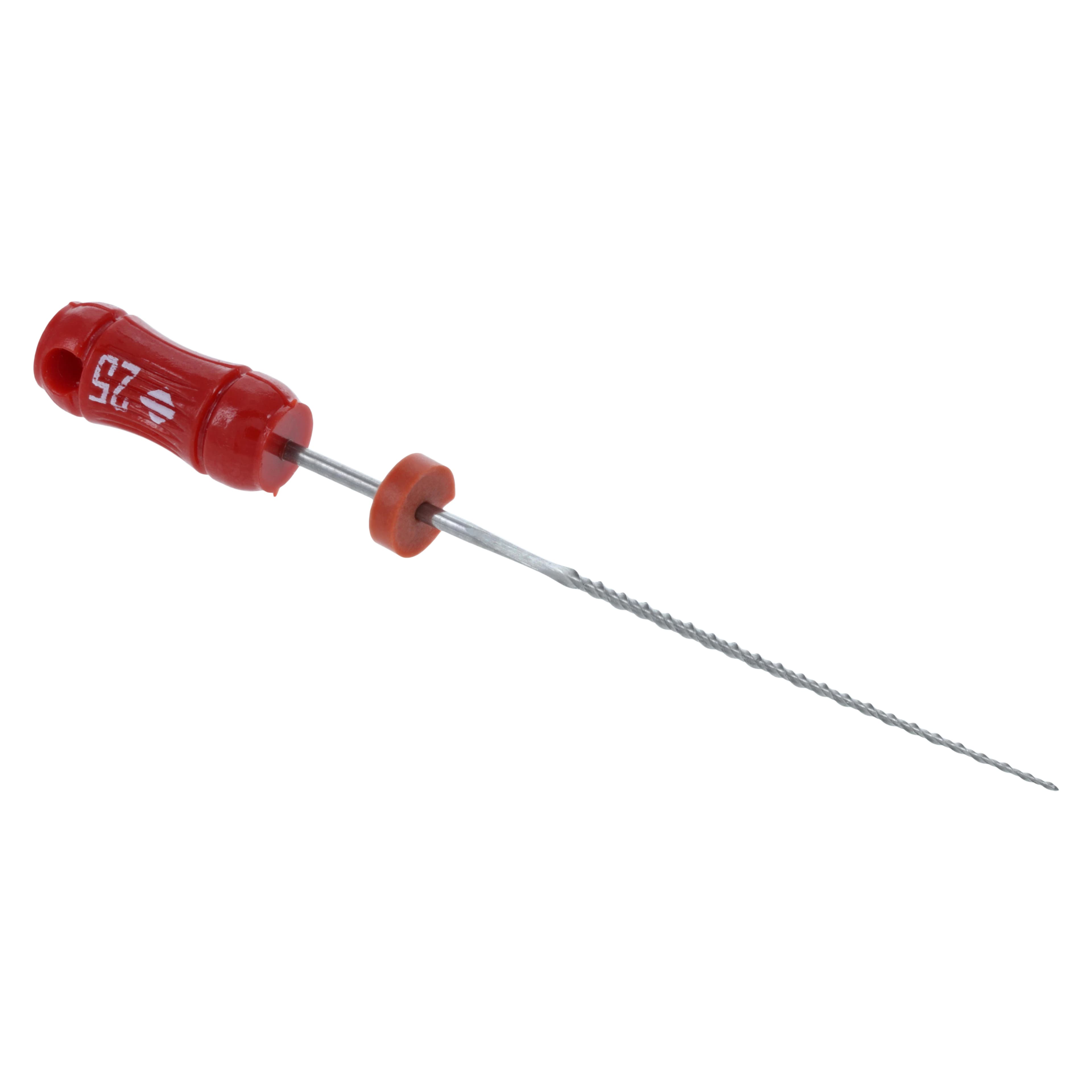 Kerr K-Flex Files #25, 30mm, Stainless Steel, Red, 6/Pack, 15222 thumbnail 3