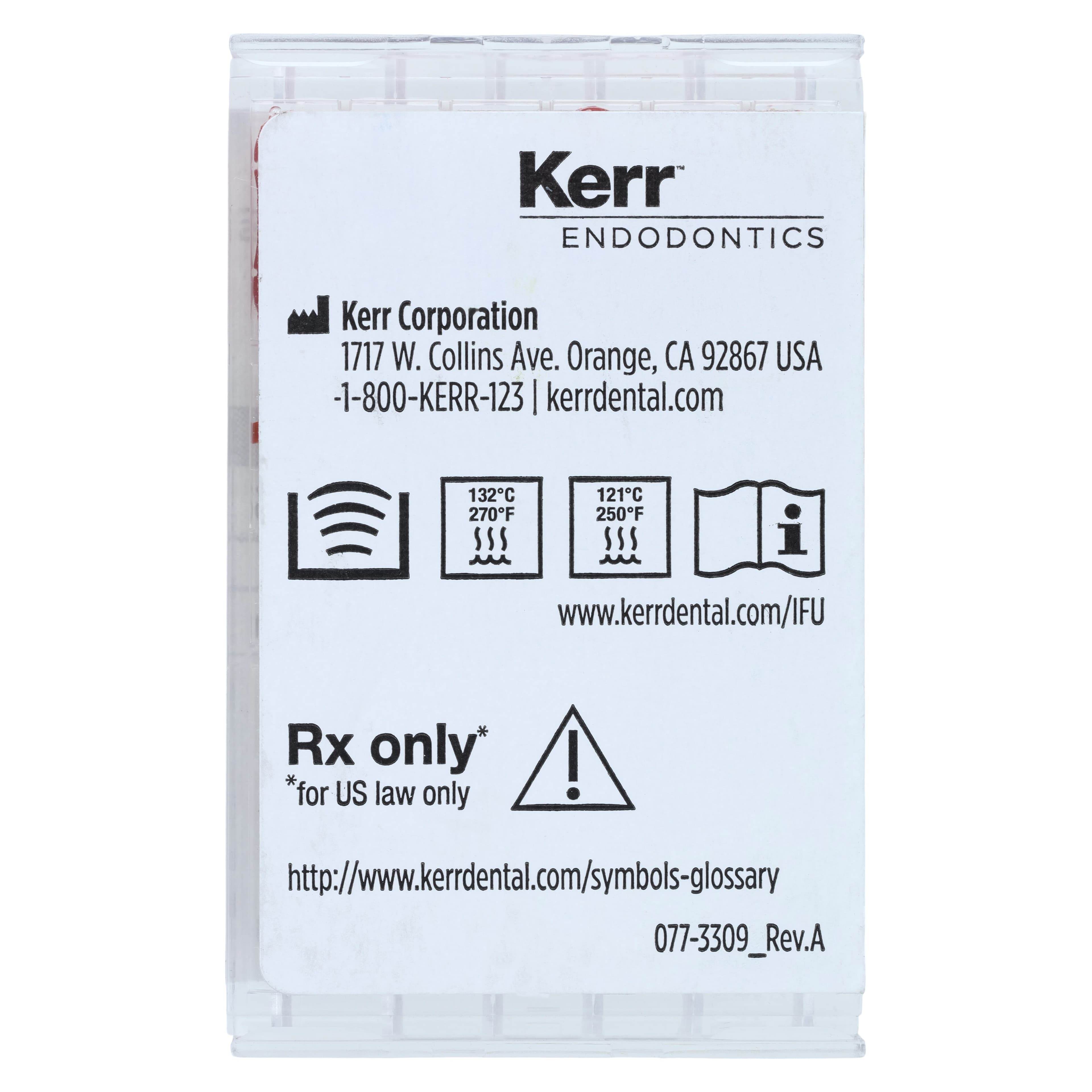 Kerr K-Flex Files #25, 30mm, Stainless Steel, Red, 6/Pack, 15222 thumbnail 6