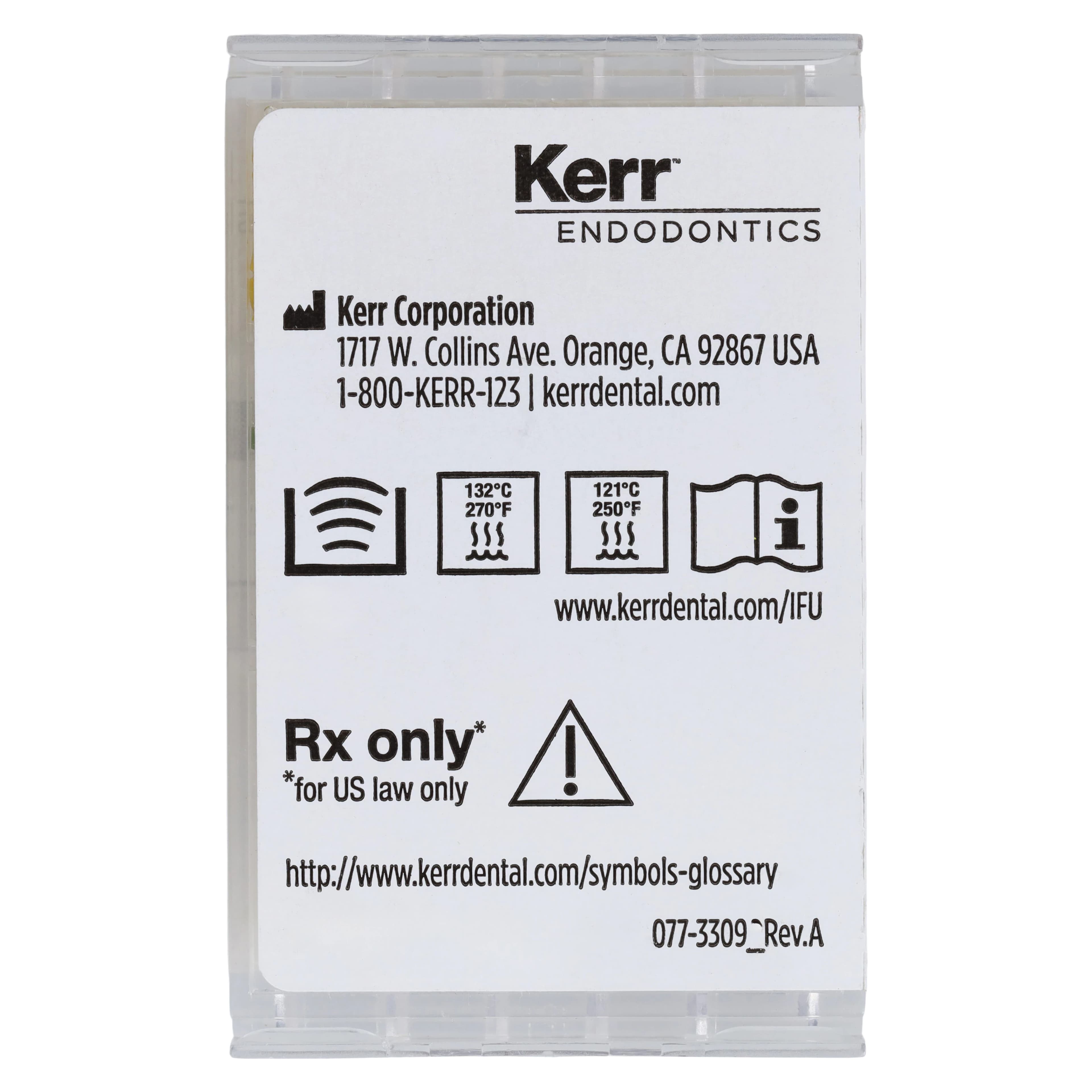 Kerr K-Files Stainless Steel #50 (Yellow) 21mm, 6/Pack, 06021 thumbnail 2