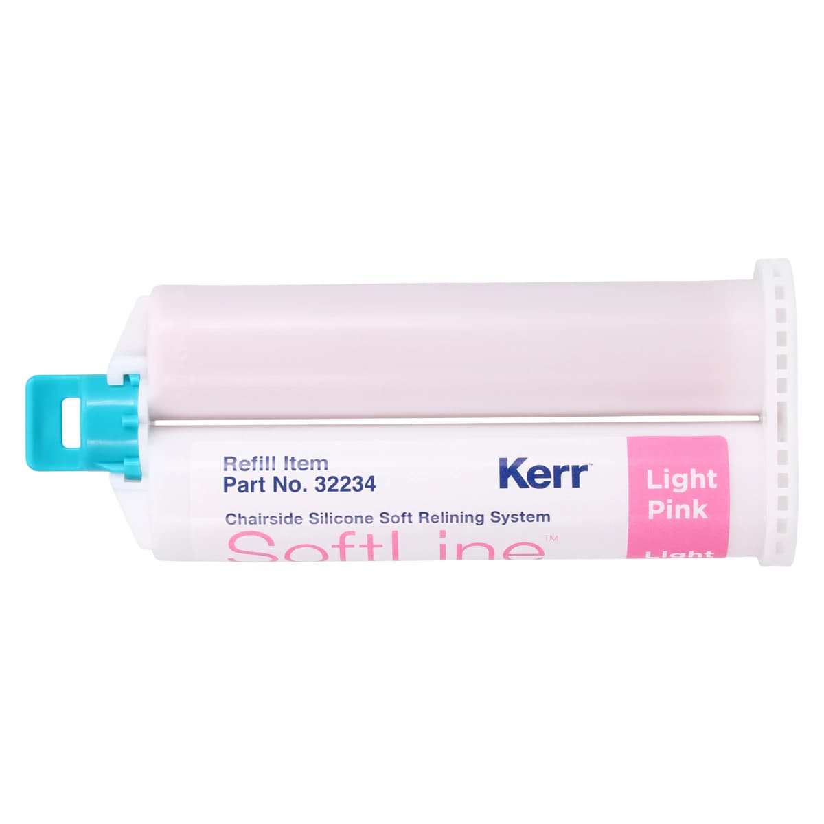 Kerr SoftLine Chairside Silicone Soft Relining Material Refill Kit, Light Pink, 50 ml Cartridge, 32234 thumbnail 3