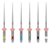 K3XF Nickel-Titanium Rotary Files, 25 mm, .04 Taper, Assorted #15-40, 6/Pk, 823-4025 thumbnail 2
