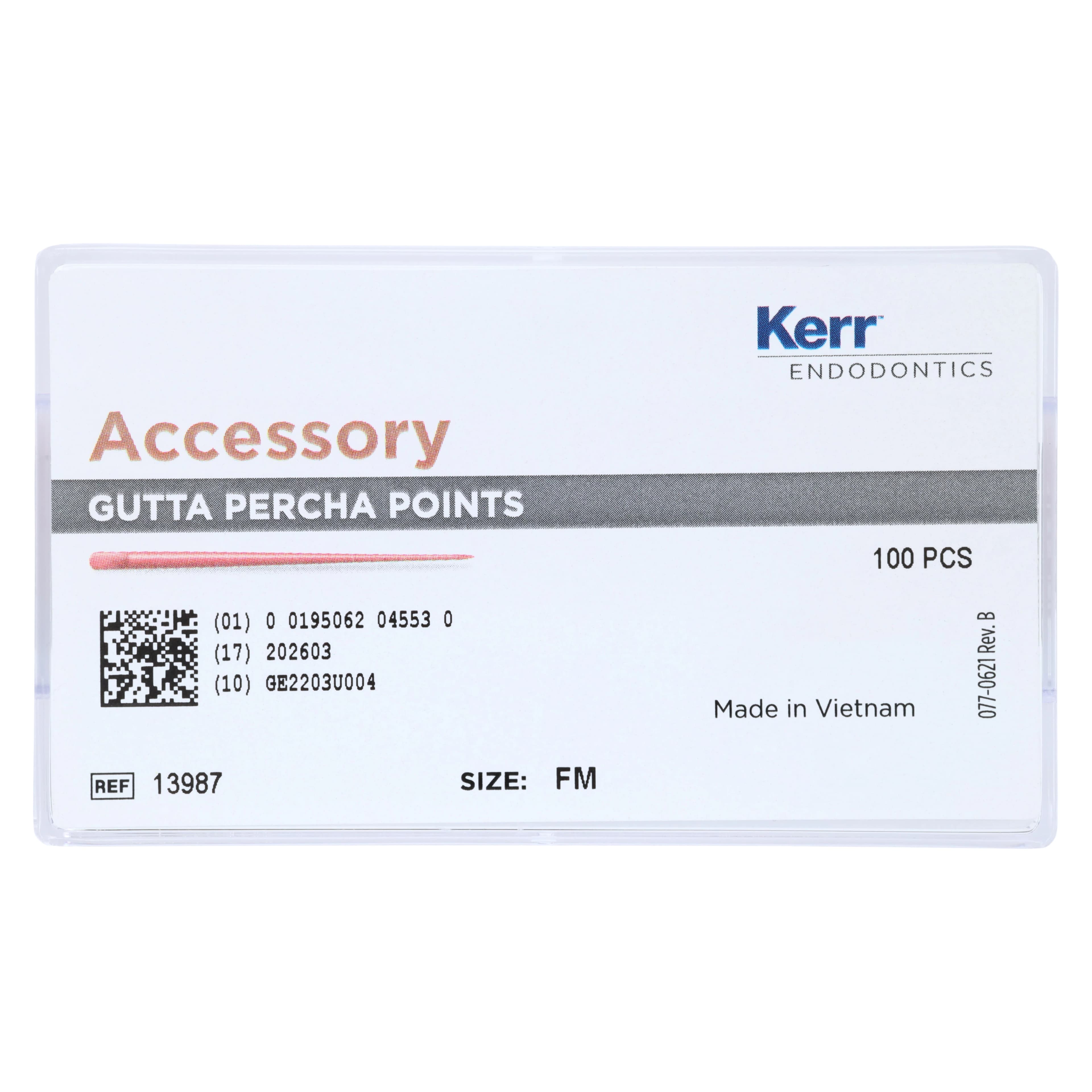 Kerr Tapered Gutta Percha Points, Fine-Medium, 100/Box, #13987 thumbnail 5