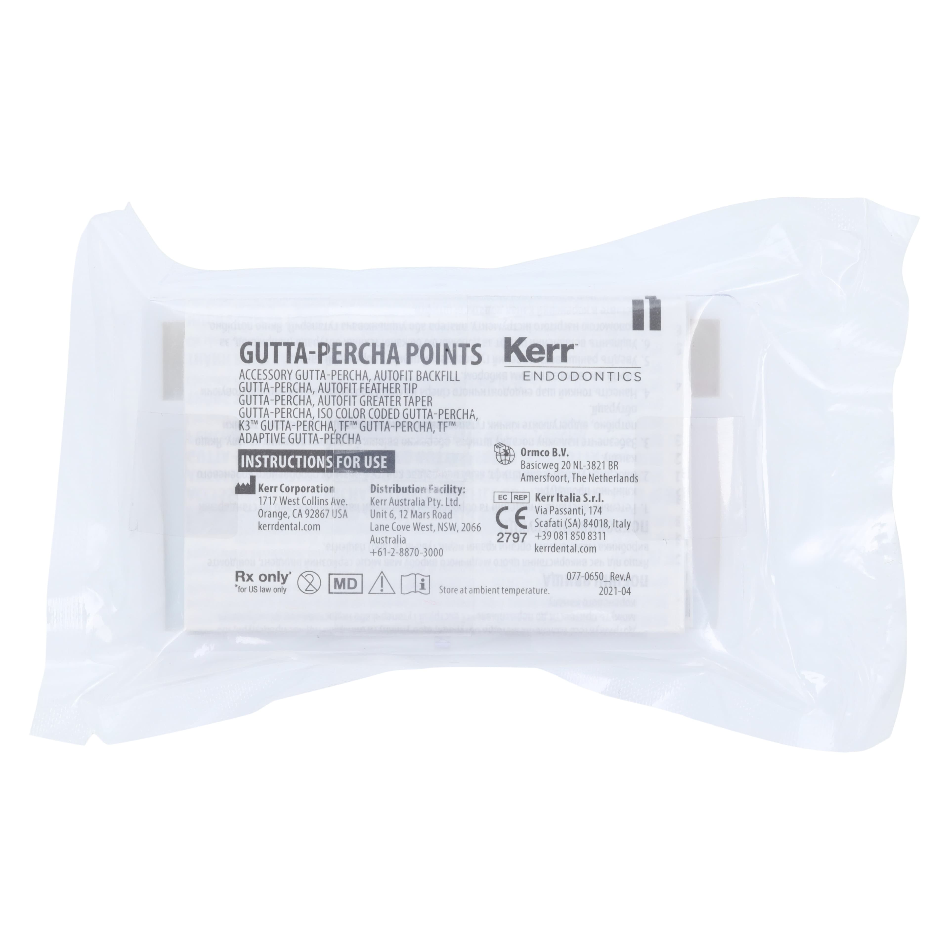 Kerr Tapered Gutta Percha Points, Fine-Medium, 100/Box, #13987 thumbnail 6