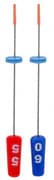 Kerr SimpliFill Apical Gutta Percha Obturators, 31mm, Size 55-60, Assorted, 6/Pack, SFA31C - -SimpliFill Asst. 55-60 31mm (6) - Image 1