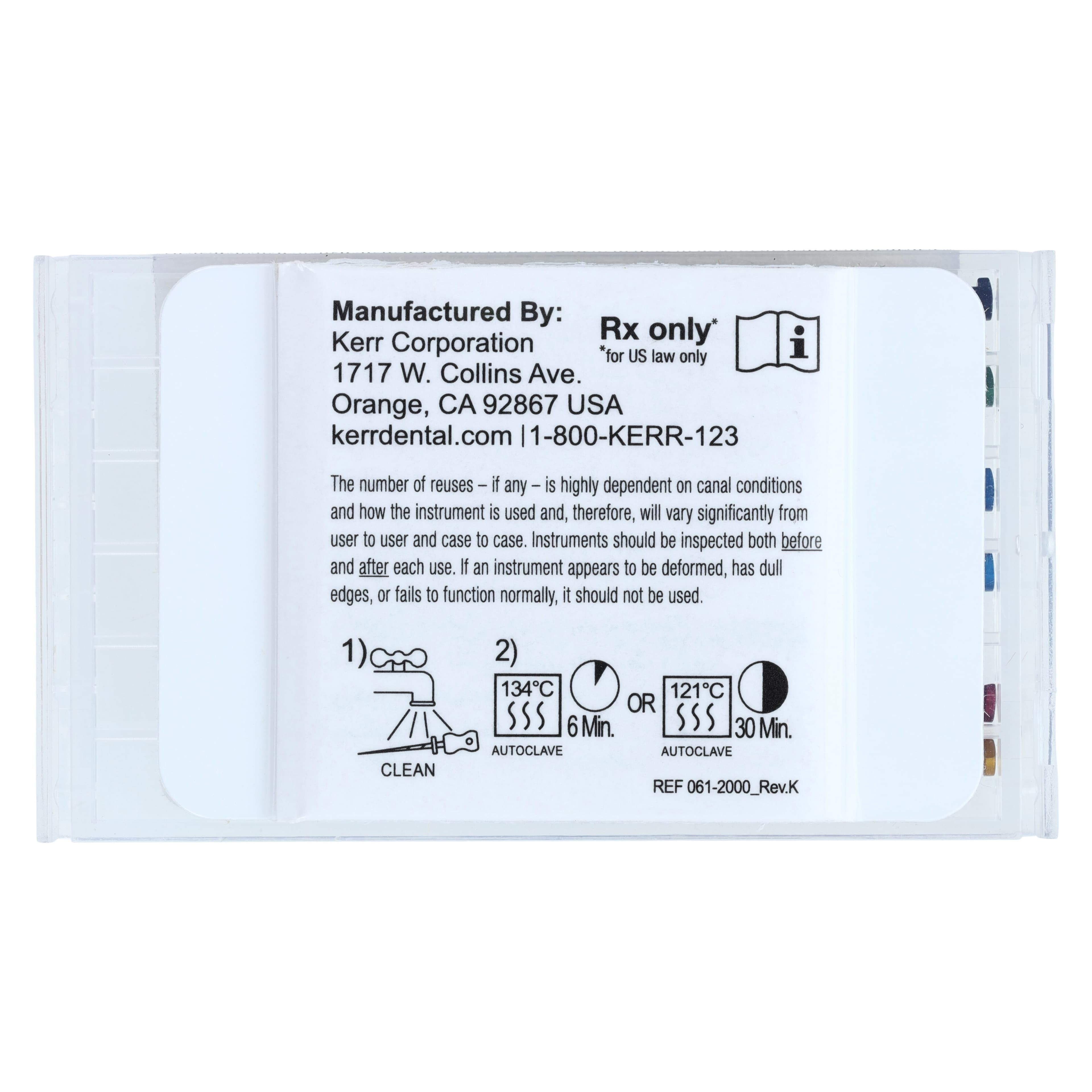 Kerr LightSpeed LSX Endodontic Files, 25mm, Assorted Sizes 50-80, Pack of 6, LXA25B thumbnail 2