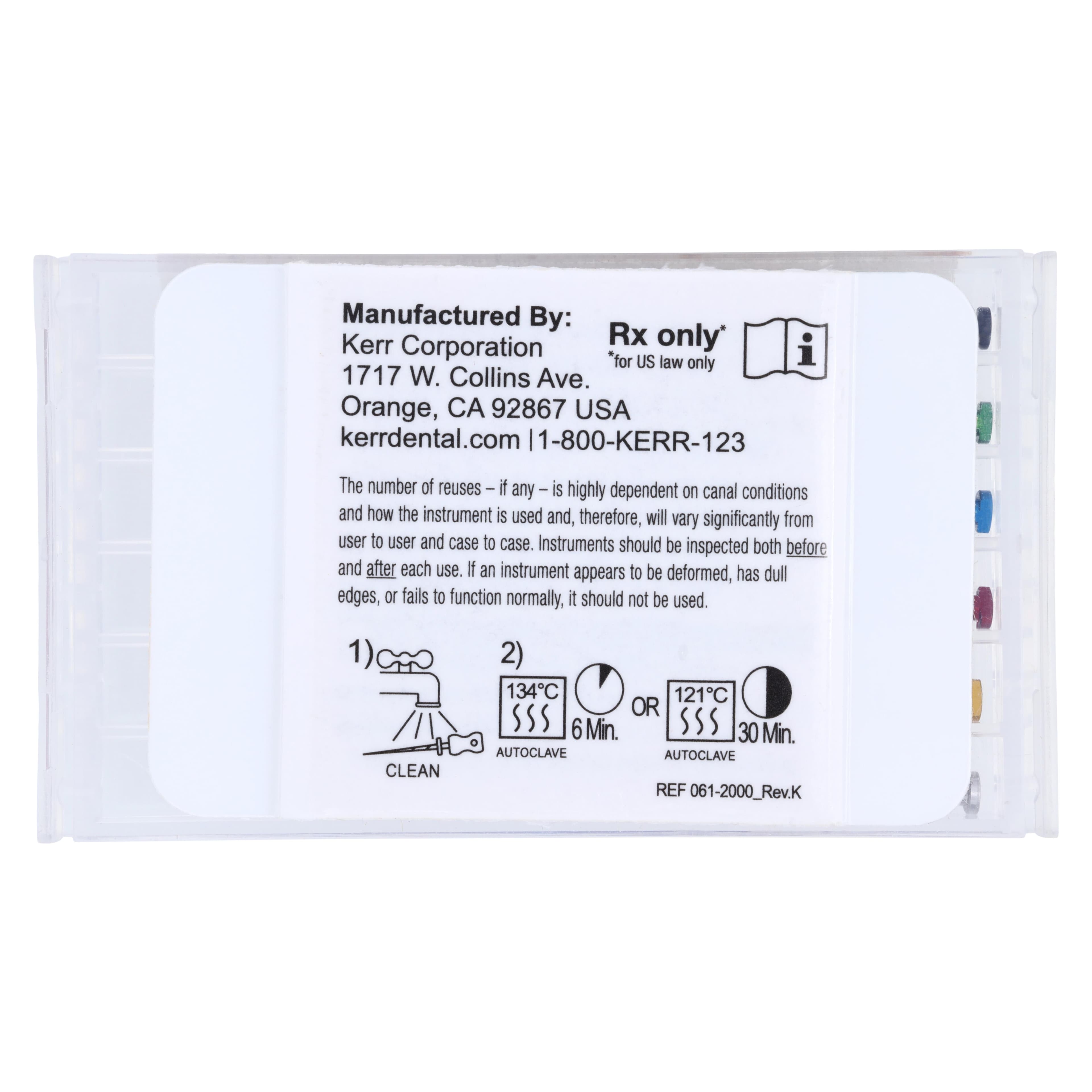 Kerr LightSpeed LSX Endodontic Rotary Files, 25mm, Assorted Sizes 90-140, 6/Pack (LXA25C) thumbnail 2