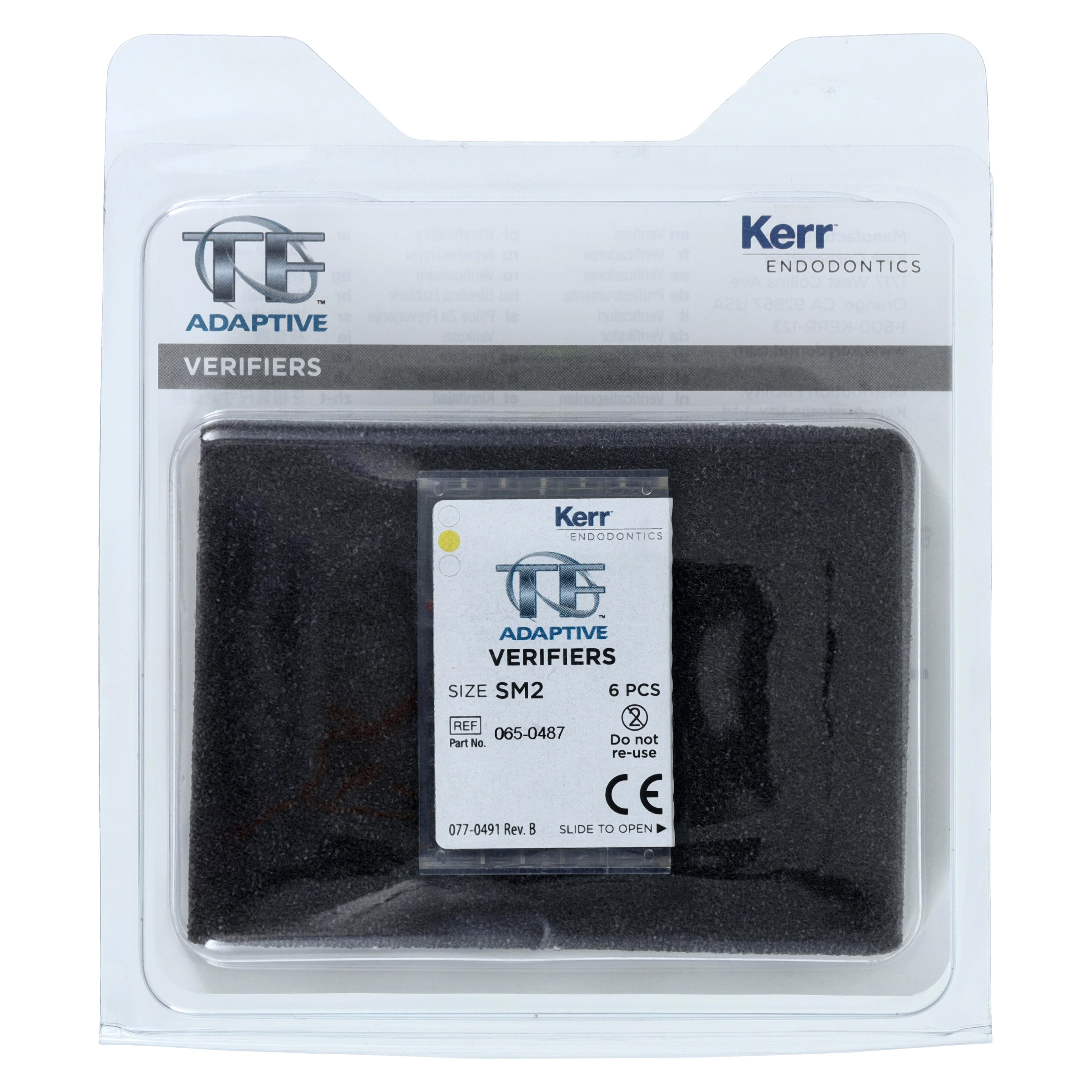Kerr TF Adaptive Verifier SM2, Small, Yellow, 6/Pack, 815-1552 thumbnail 4