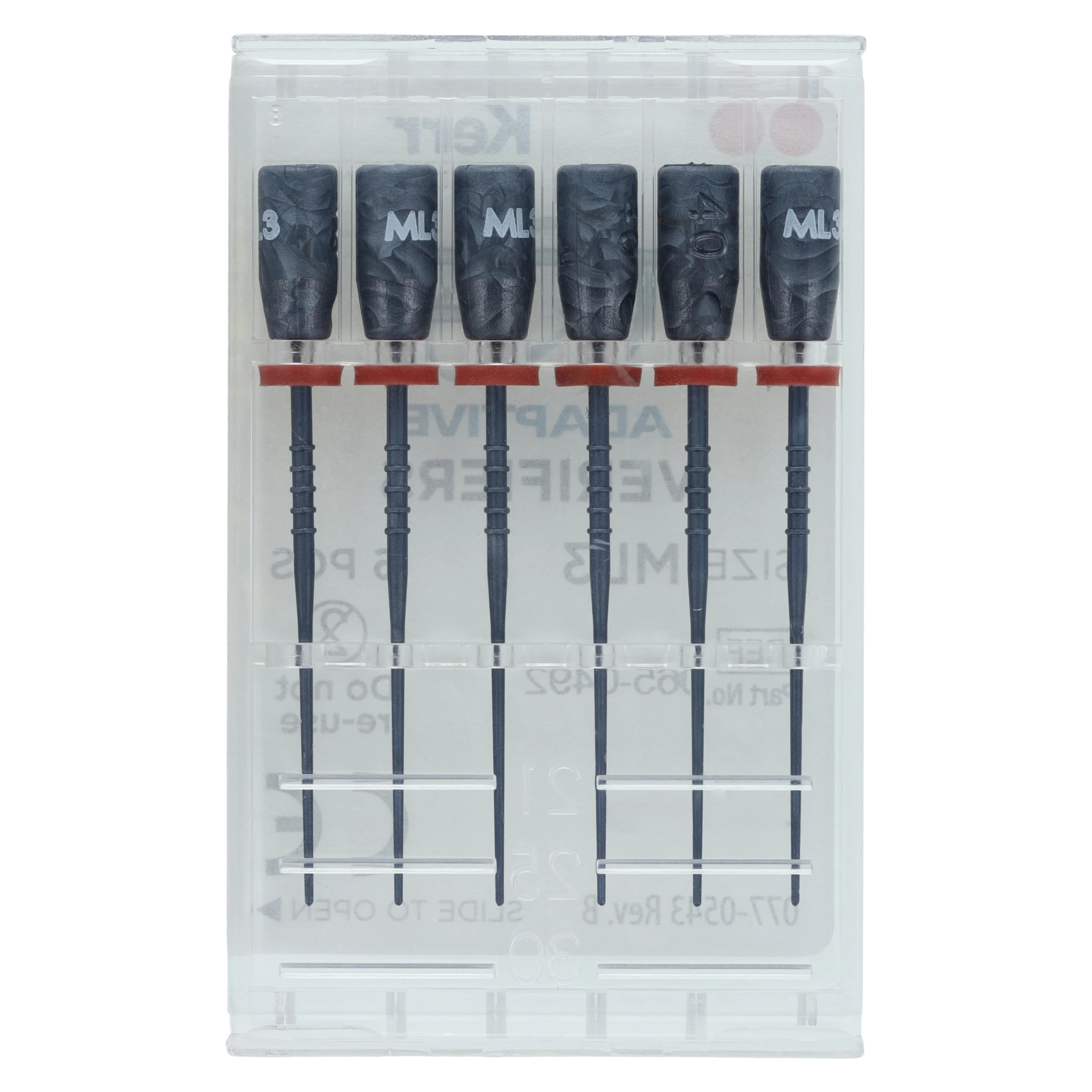 Kerr TF Adaptive Verifier, ML3, Medium/Large, Red, 6/Pack, 815-1559 thumbnail 2
