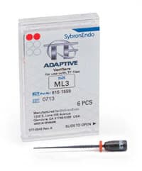 Kerr TF Adaptive Verifier, ML3, Medium/Large, Red, 6/Pack, 815-1559 - ML3 Red Twisted File Adaptive Verifier Pack of 6 - Image 1