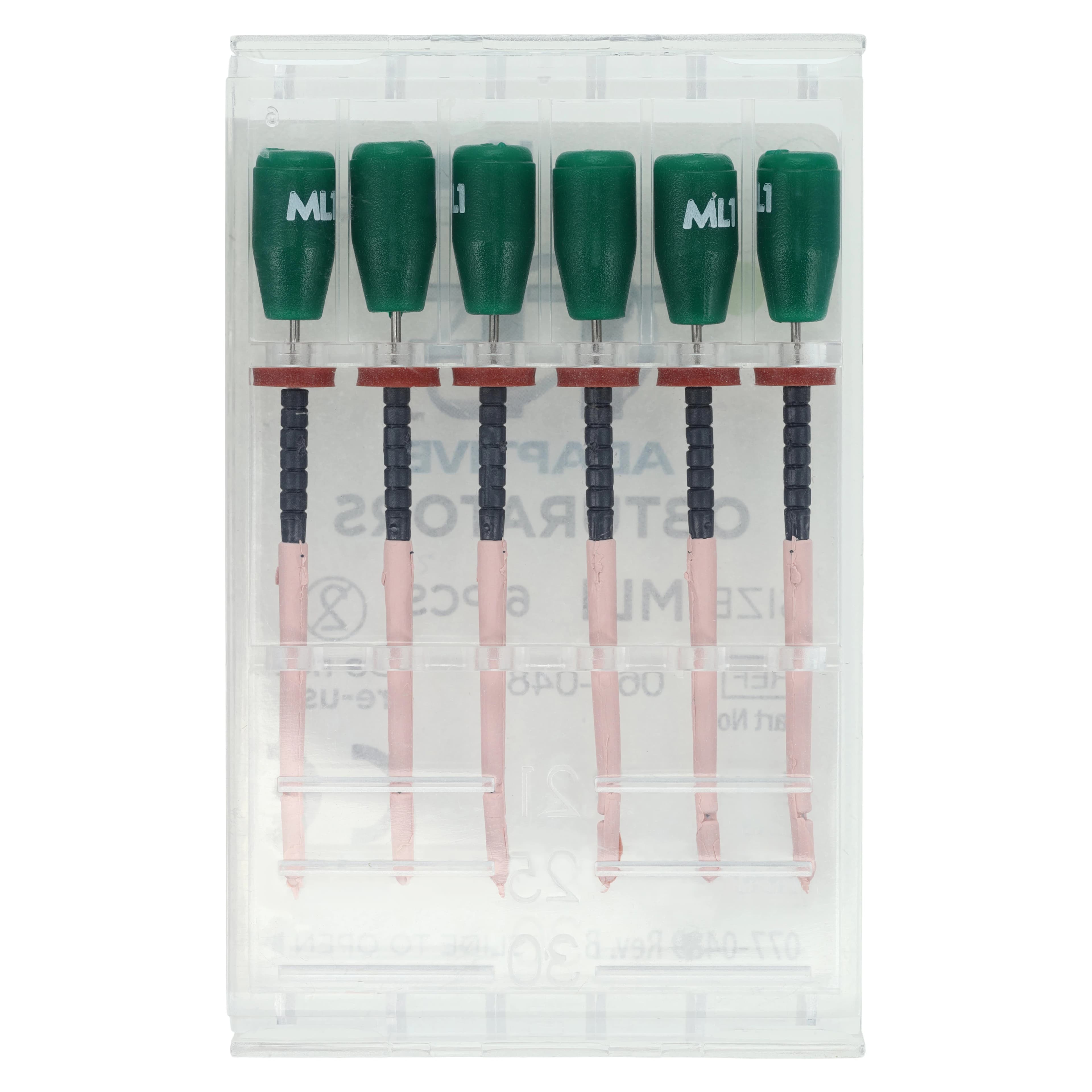 Kerr TF Adaptive Obturators, ML1 Medium/Large, Green, 36/Pack, 815-1562 - ML1 Green Twisted File Adaptive Obturator Bulk Pack of 36 - Image 1