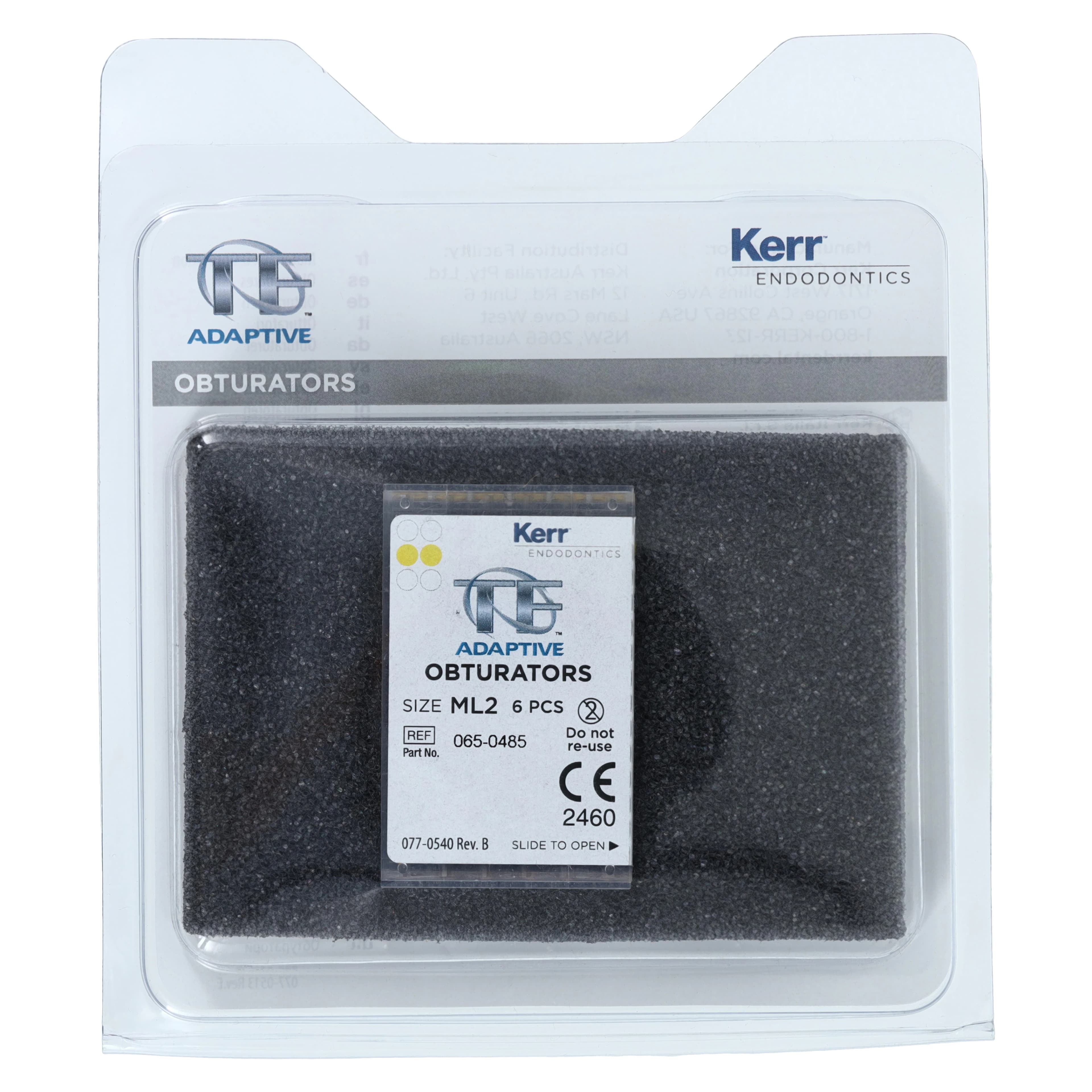 Kerr TF Adaptive Gutta Percha Obturators, ML2, Medium/Large, Yellow, 6/Pk, 815-1555 thumbnail 6