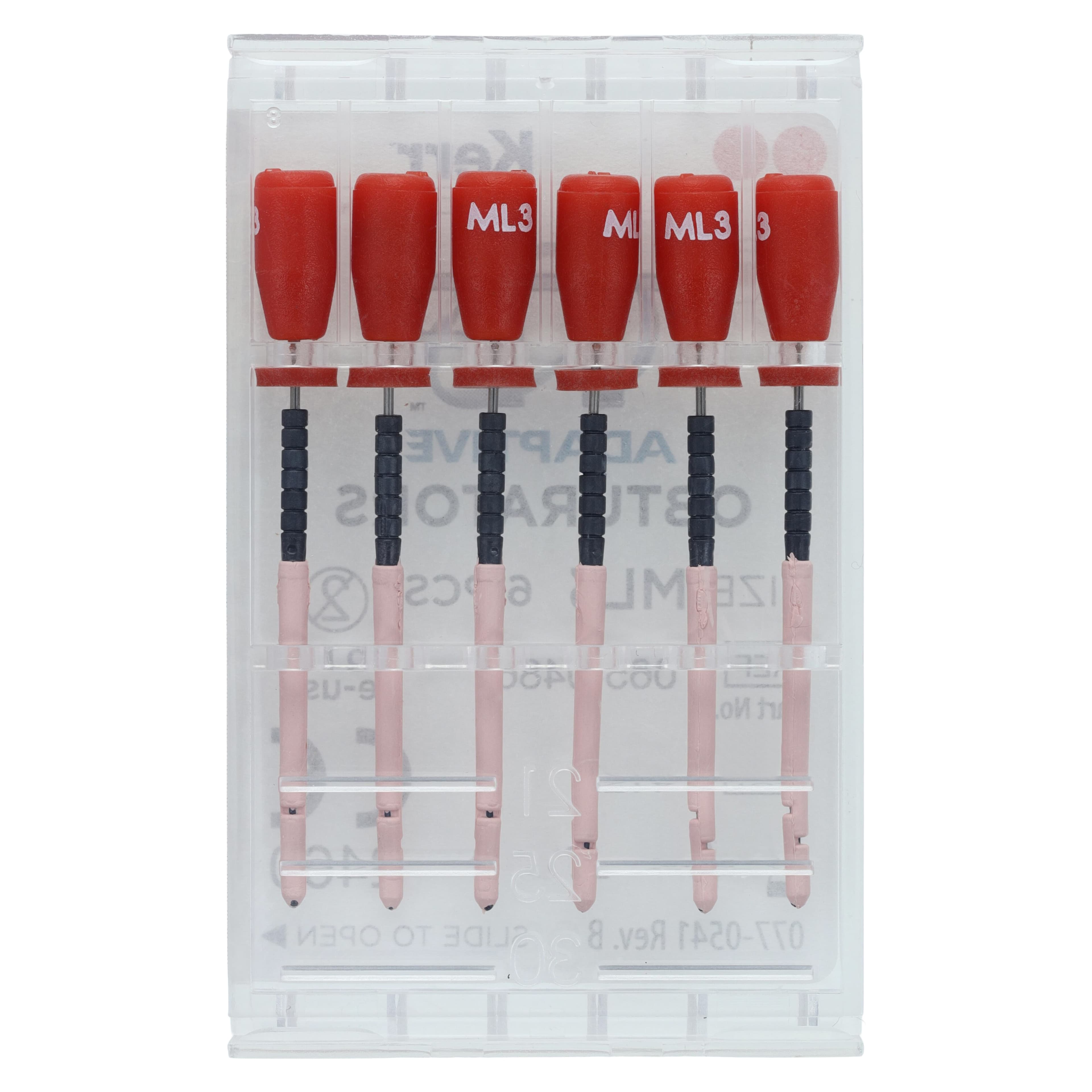 Kerr TF Adaptive Obturator, ML3 Medium/Large, Red, 6/Pk, 815-1556 thumbnail 7