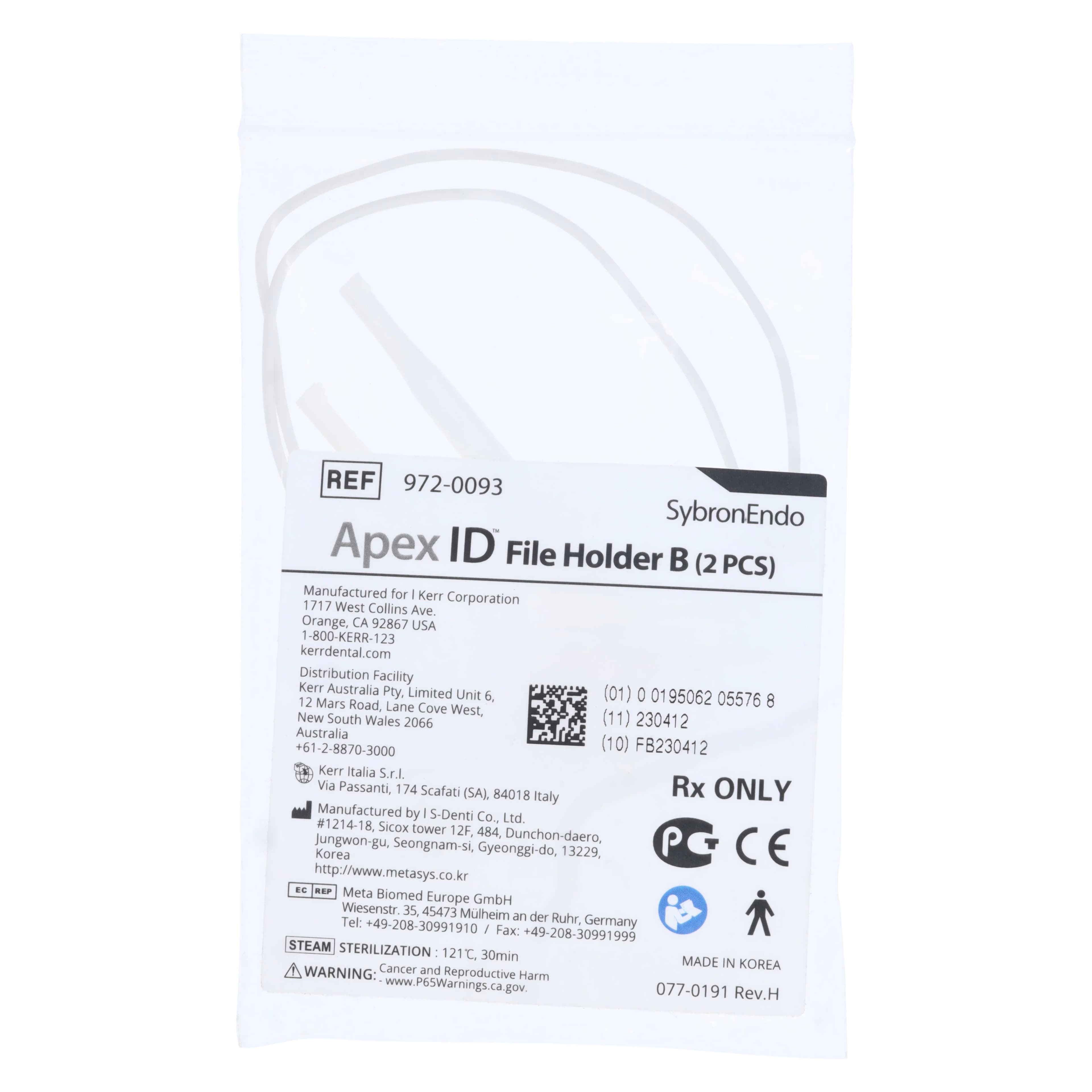 Kerr Apex ID File Holder B, 2/Pkg, 972-0093 thumbnail 3