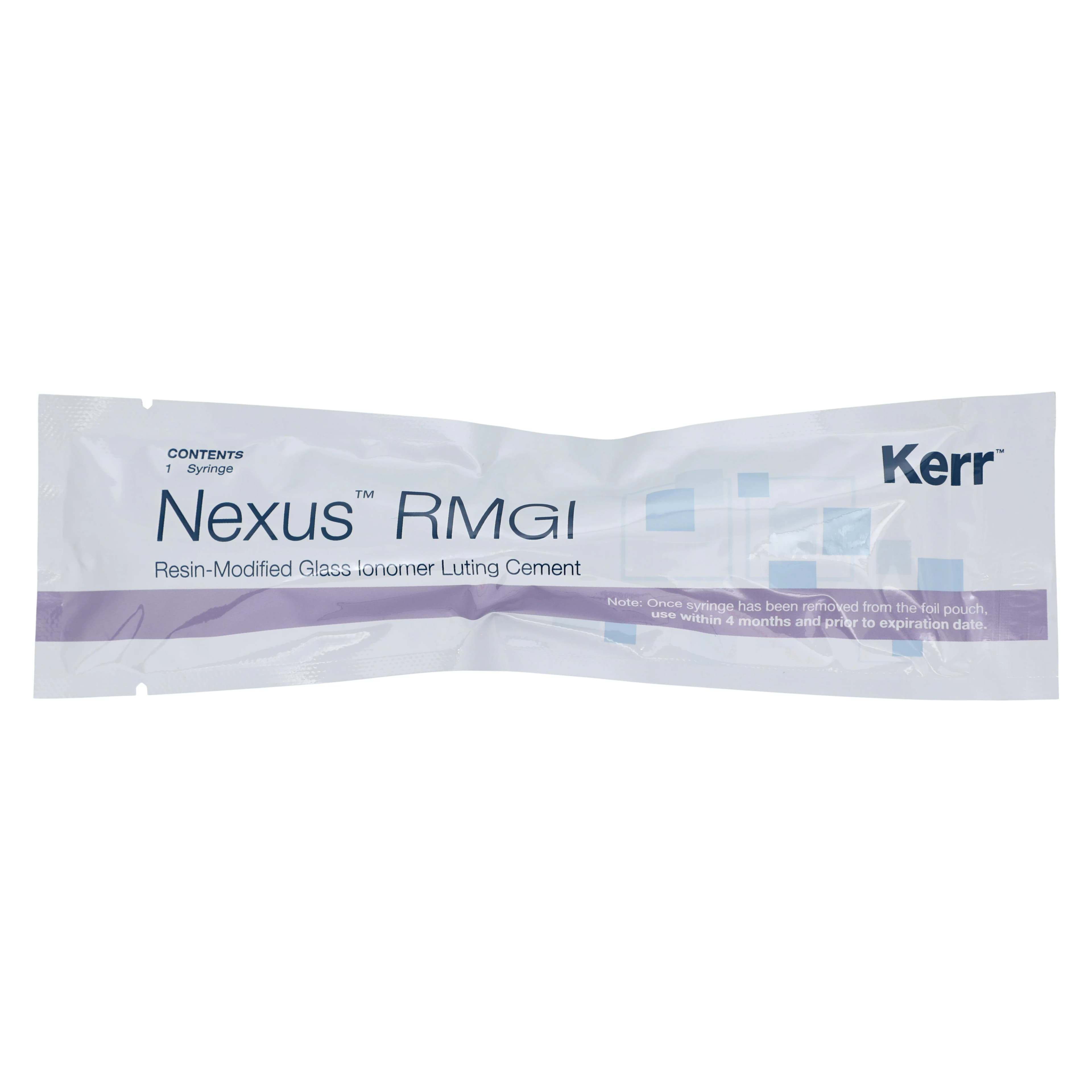 Kerr Nexus RMGI Glass Ionomer Luting Cement, Dual-Mix Syringe Kit, Translucent White, 3 x 5 g Syringes, 24 Tips, 35640 thumbnail 4