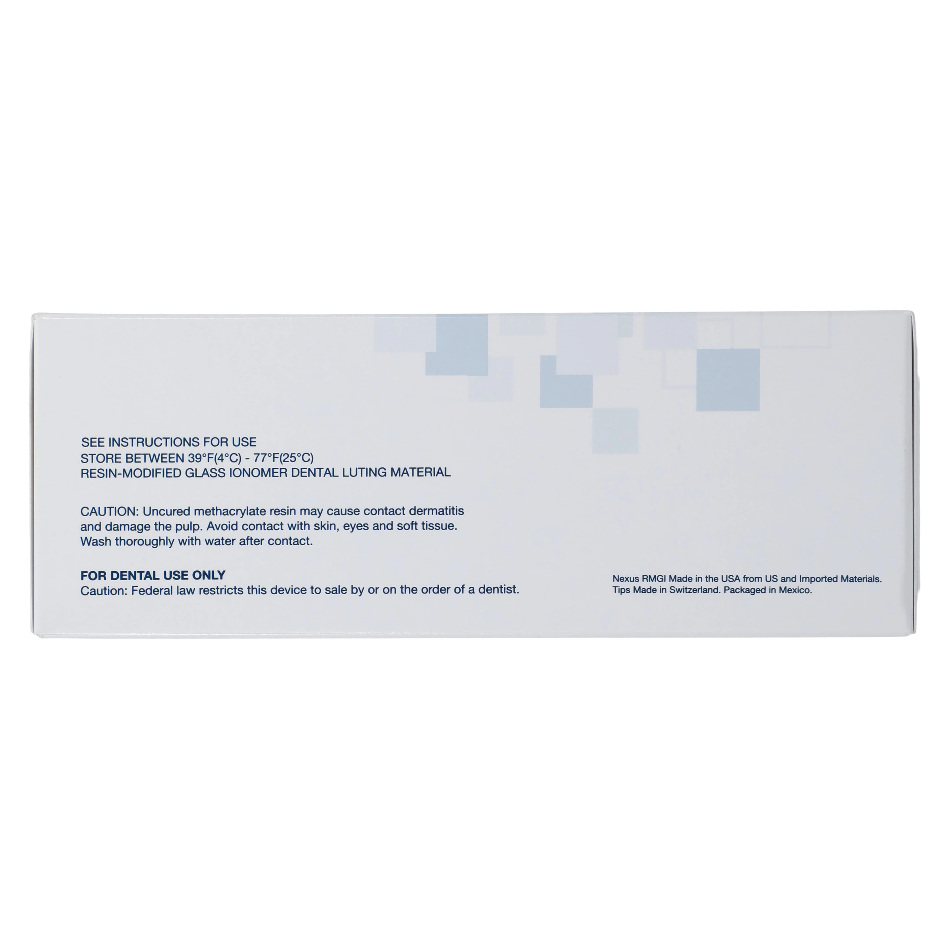 Kerr Nexus RMGI Glass Ionomer Luting Cement, Dual-Mix Syringe Kit, Translucent White, 3 x 5 g Syringes, 24 Tips, 35640 thumbnail 9