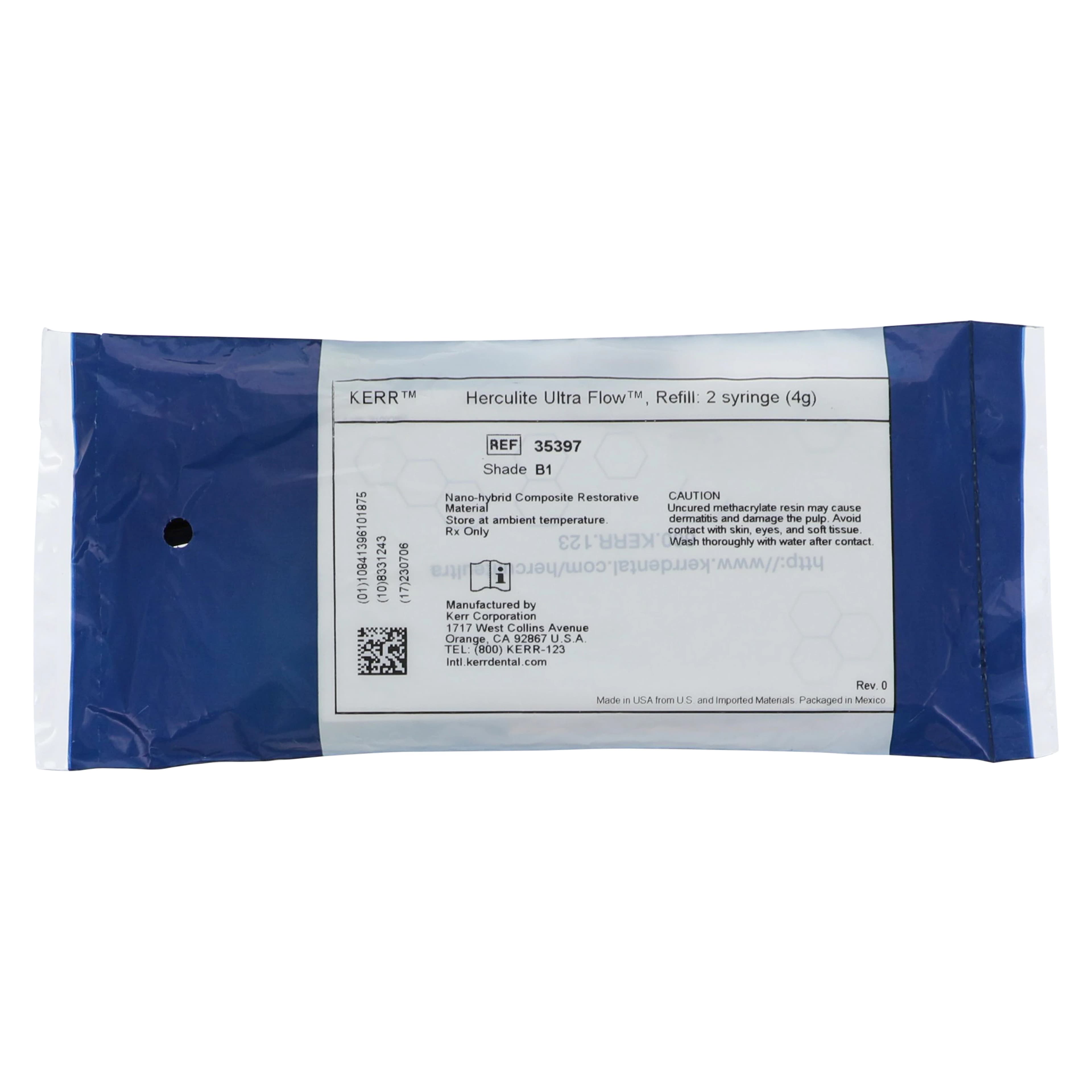 Herculite Ultra Flow Flowable Composite, Syringe Refill, Shade B1, 2 x 2 g Syringes with 20 Dispensing Tips, 2/Pk, 35397 thumbnail 9