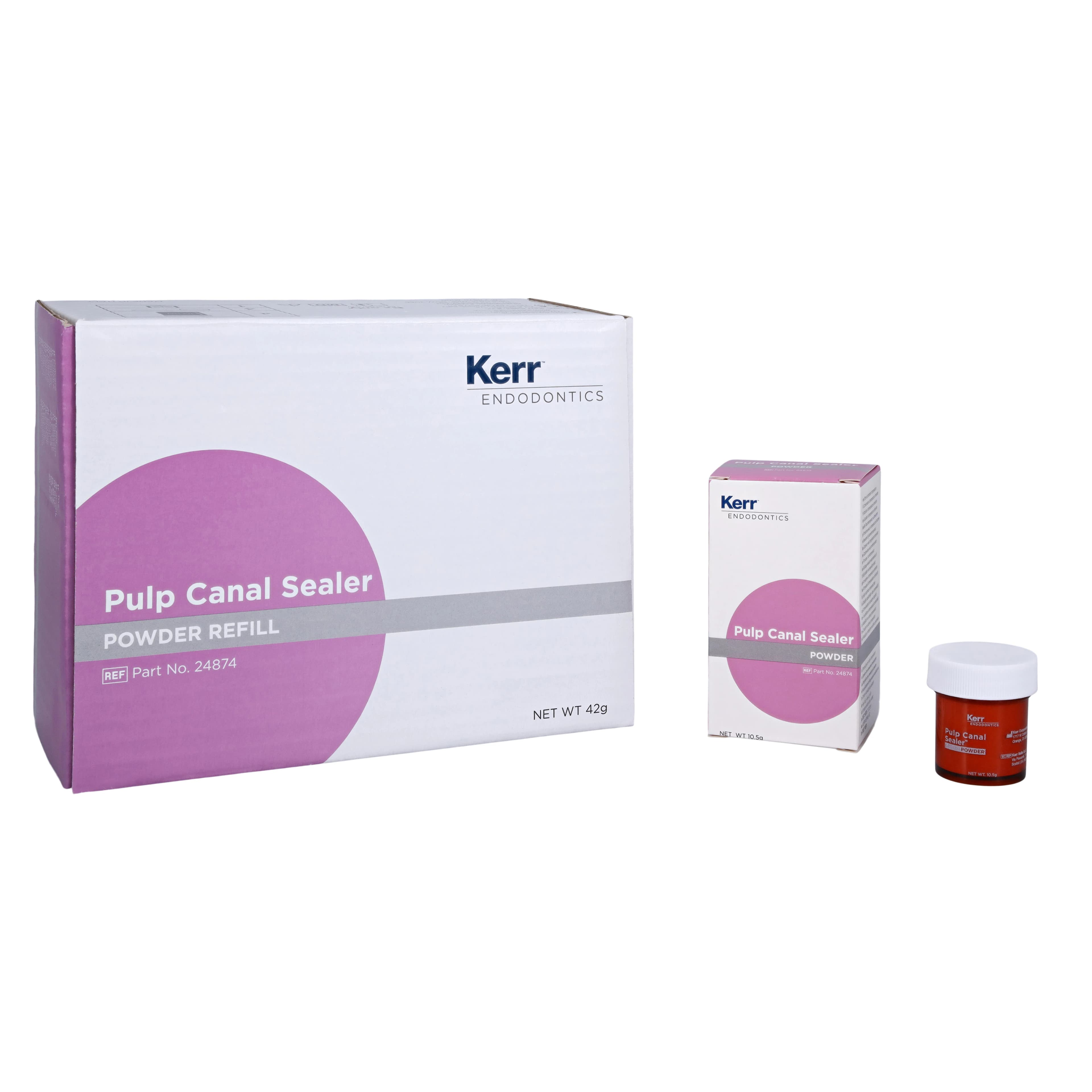Kerr Pulp Canal Sealer Powder Refill, 10.5 g Bottle, 4/Pkg, #24874 thumbnail 2