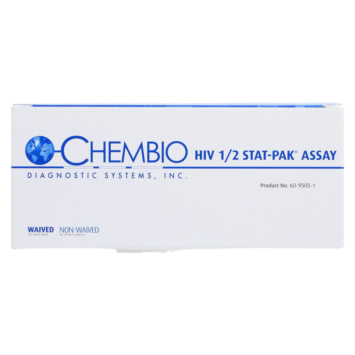 Chembio HIV 1/2 STAT-PAK Rapid Test Kit, CLIA Waived, 20 Tests, 20 Individually Pouched Devices, 20 Sample Loops, 3.5 mL Running Buffer thumbnail 9
