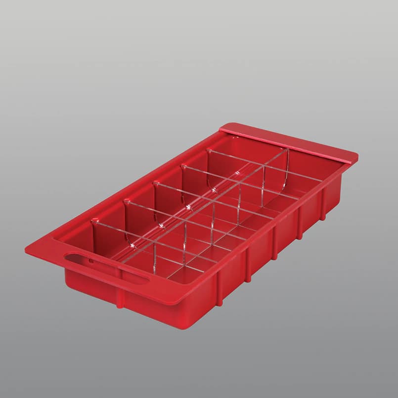 Divider Crash Cart Box Clear, 6/Package - Divider Crash Cart Box Clear - Image 1