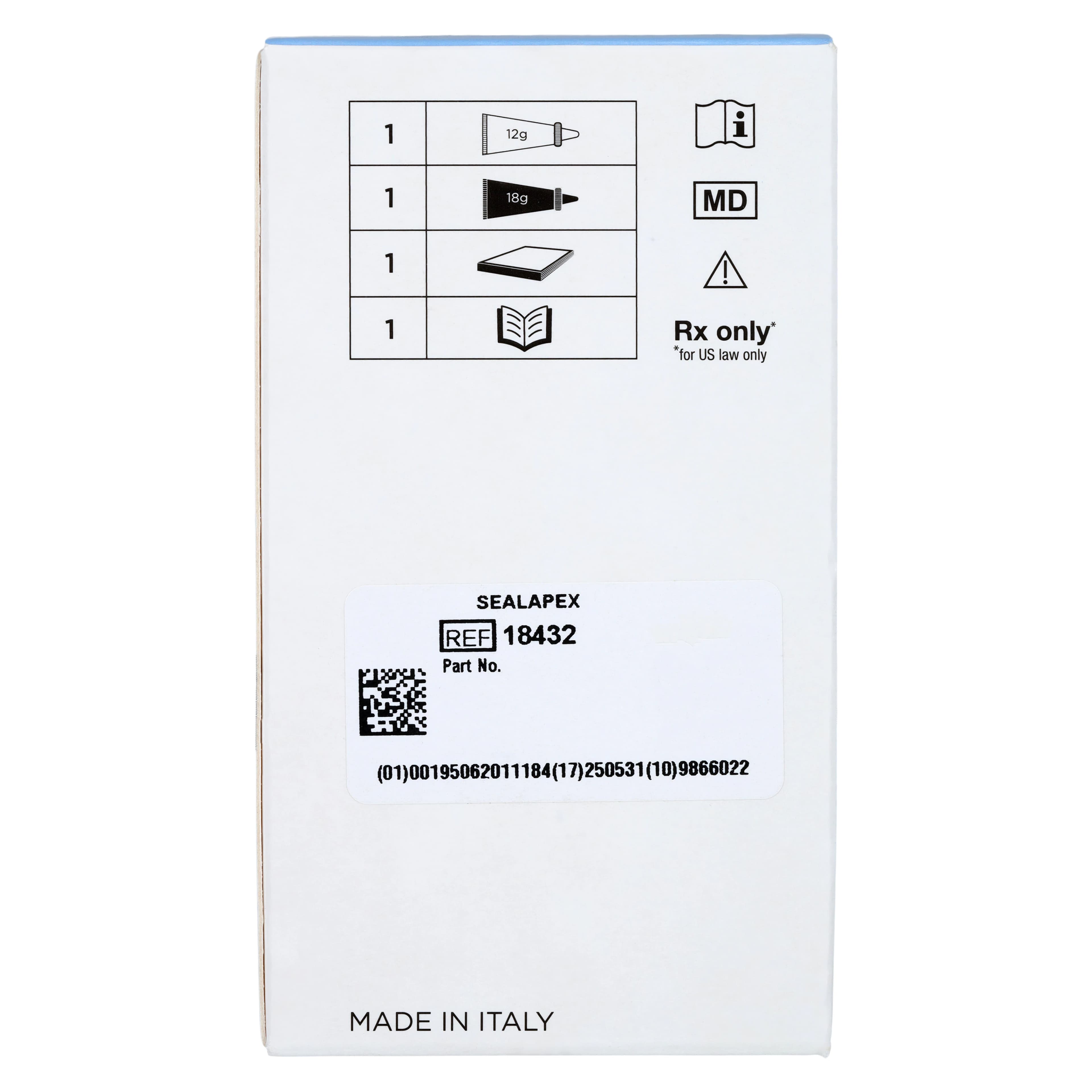 Kerr Sealapex Root Canal Sealer Standard Pack, Non-Eugenol Calcium Hydroxide, 12 g Base + 12 g Catalyst + Mixing Pad, 1 Kit, #18432 thumbnail 8