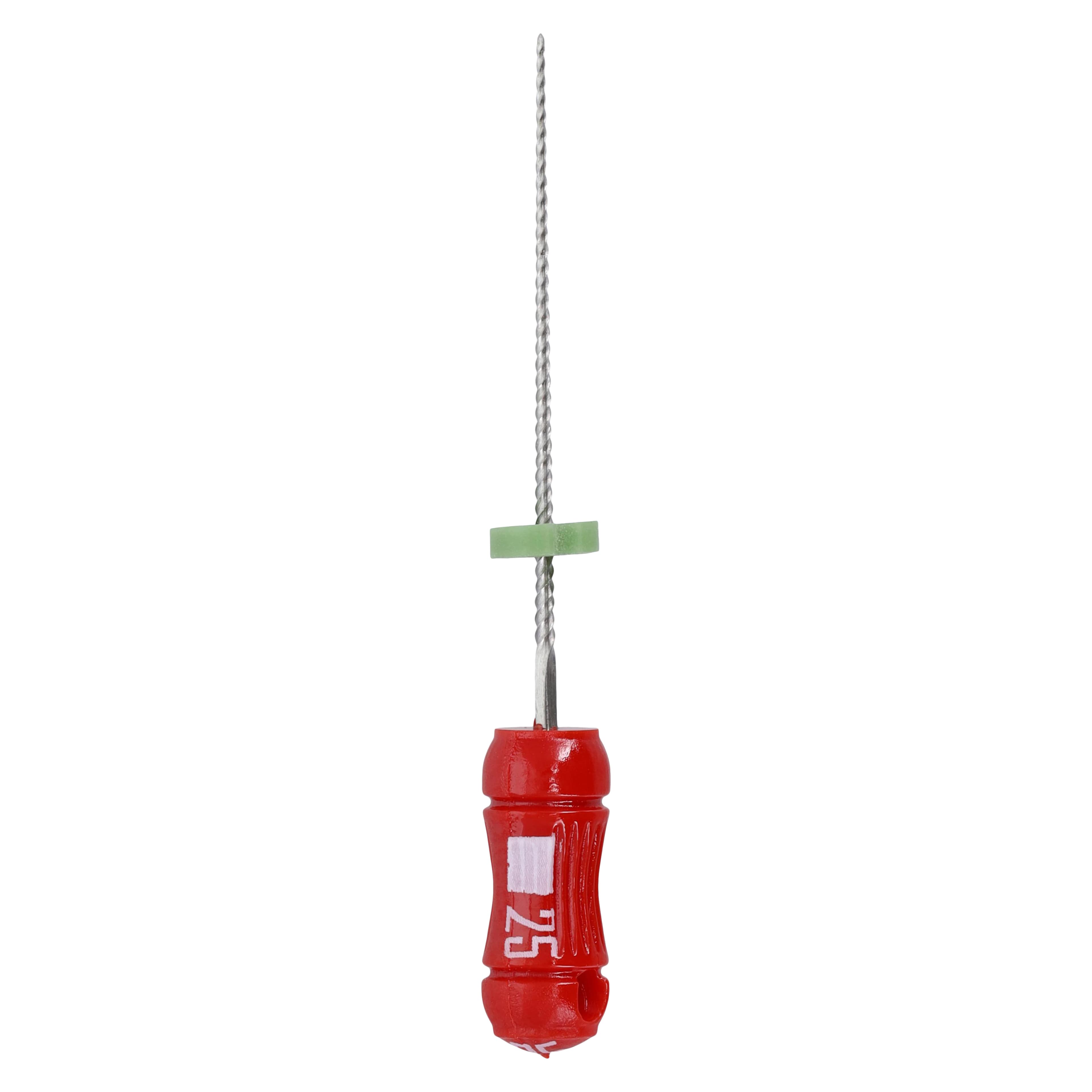 Kerr K-Files Stainless Steel, Size #25, 21mm, Red, 6/Pack, 06014 - K-FILES B HANDLE #25 21MM PK6 RED - Image 1
