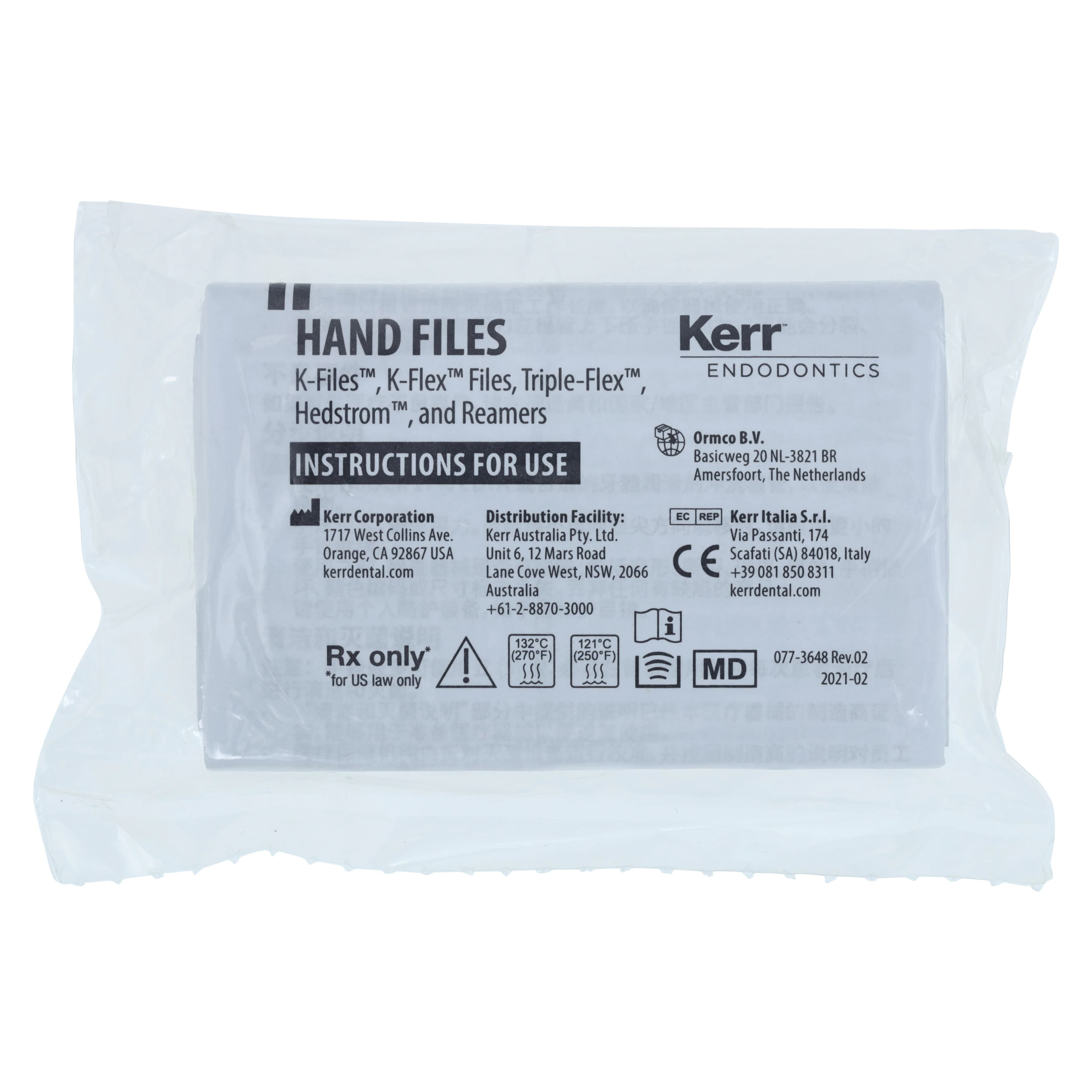 SybronEndo K-Files Stainless Steel, 21mm, #60, Blue, 6/Bx, 06023 thumbnail 2