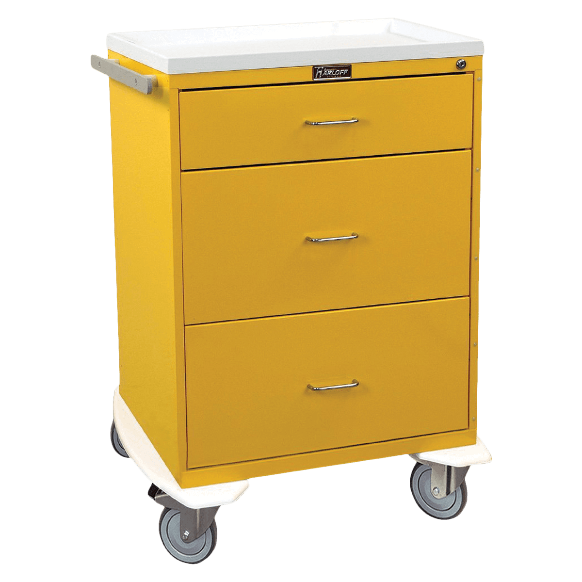 Harloff Manufacturing Isolation Cart, 3 Drawer, 41-1/2 x 22 x 32 inches - Cart Isolation 3 Drawer - Image 1