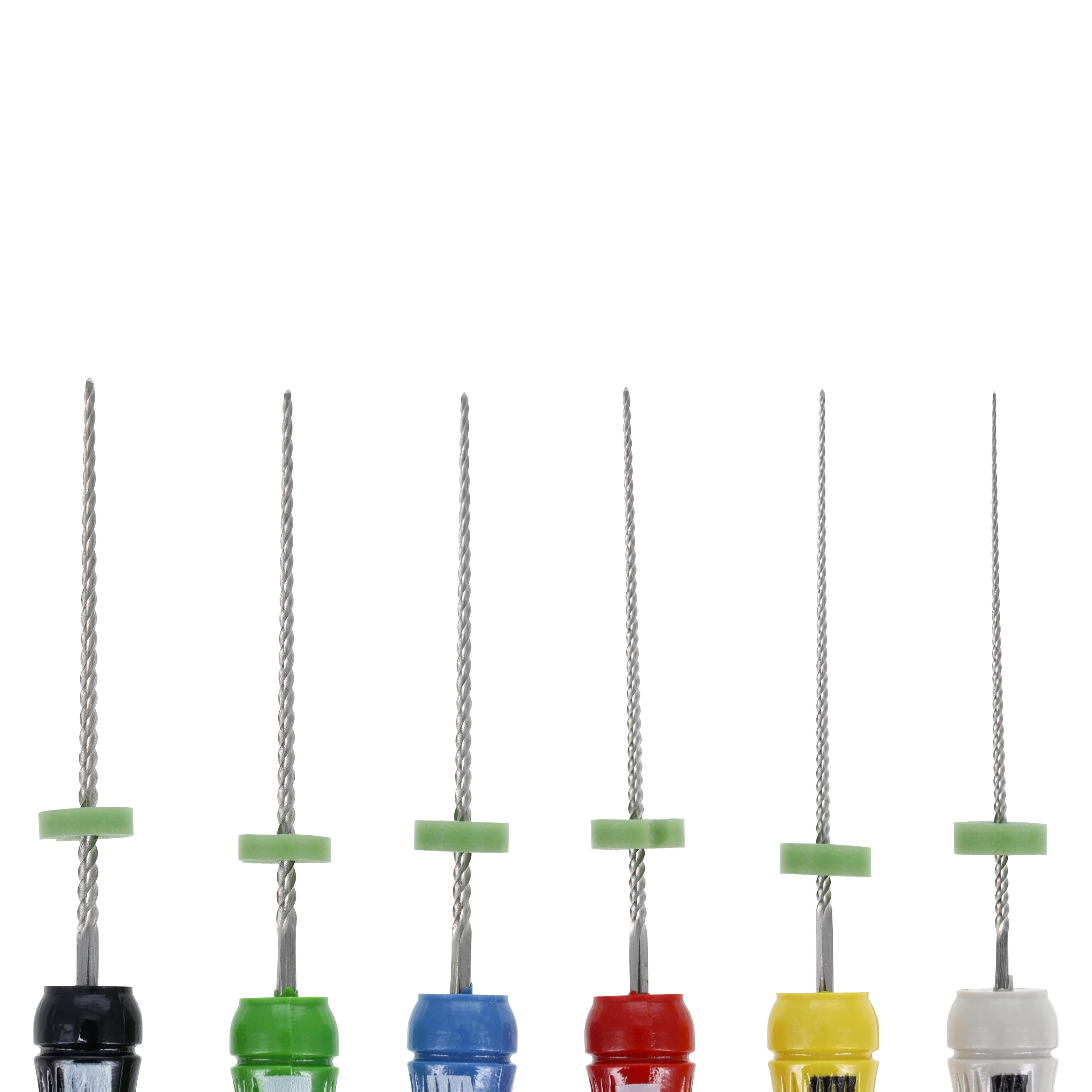 Kerr K-Files, Stainless Steel, 21mm, #15-40 Assorted, 6/Box, 821-8021 thumbnail 2
