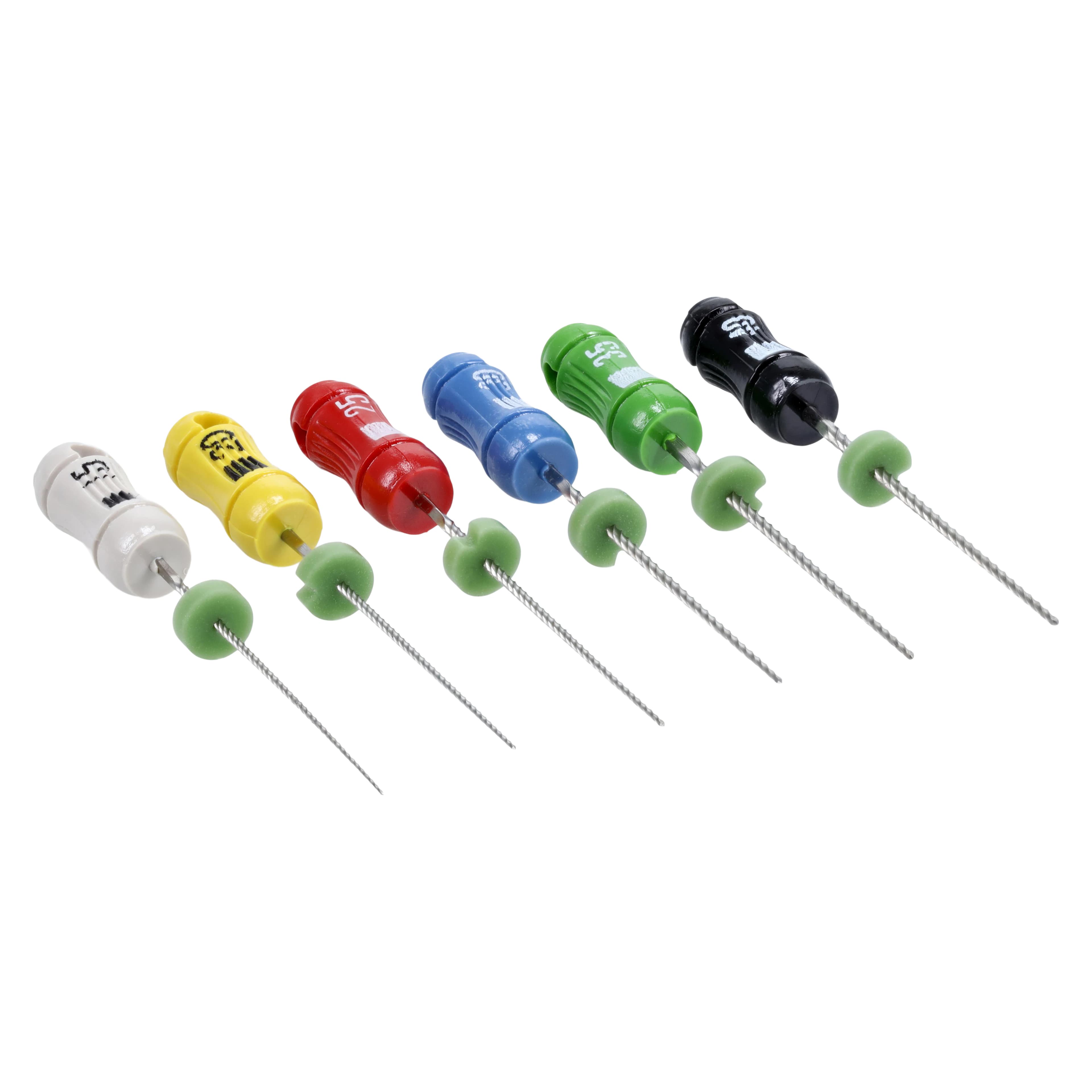 Kerr K-Files, Stainless Steel, 21mm, #15-40 Assorted, 6/Box, 821-8021 thumbnail 3