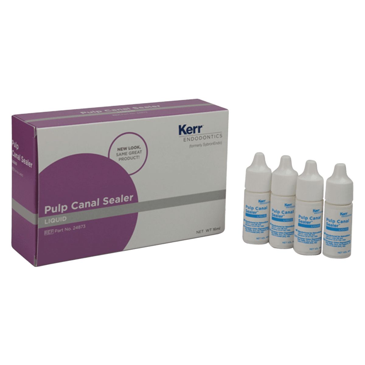 Kerr Pulp Canal Sealer Liquid Refill, 4 mL Bottles, 4/Pkg, #24873 thumbnail 2