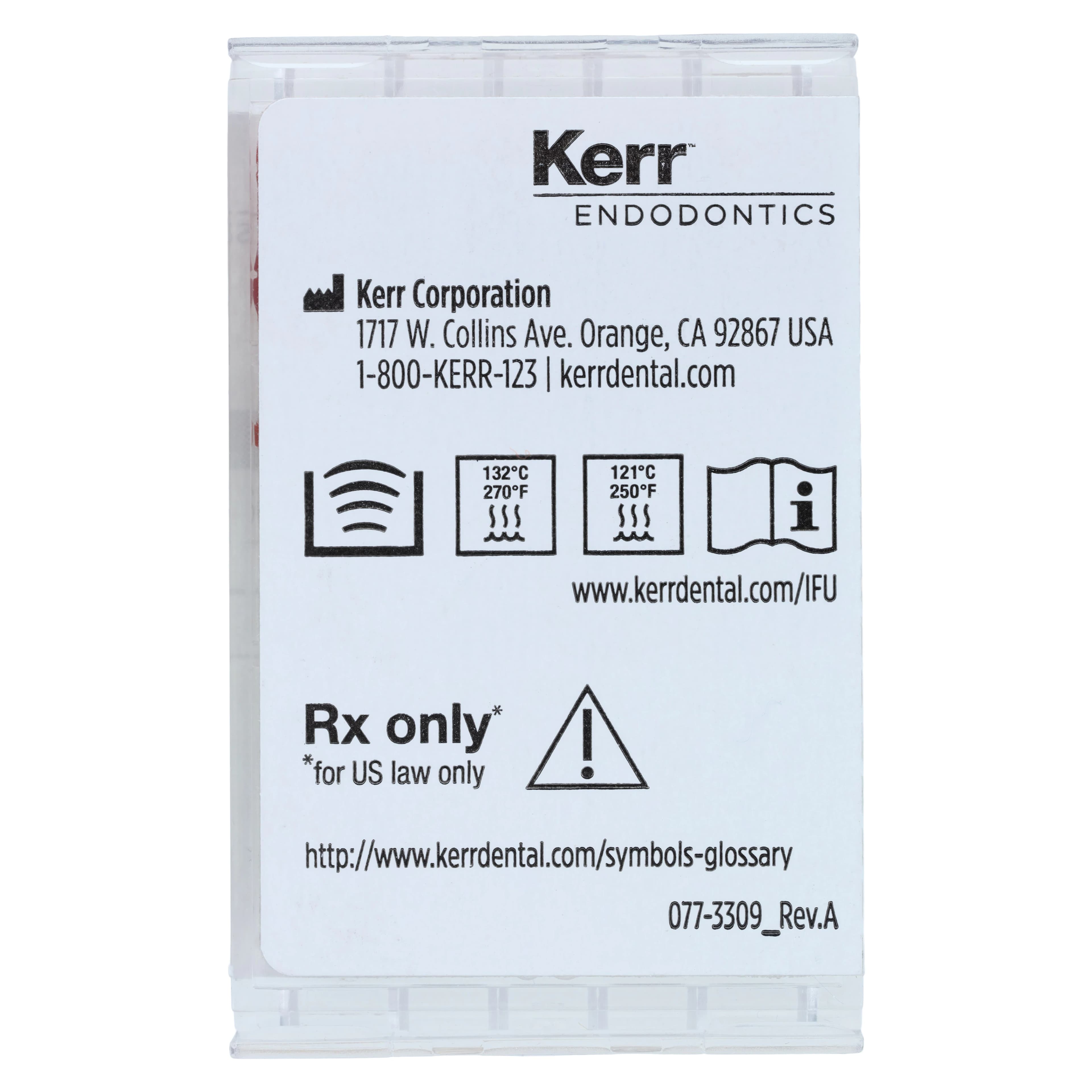 Kerr K-Files, Stainless Steel, 30 mm, #25, Red, 6/Pk, 06155 thumbnail 6