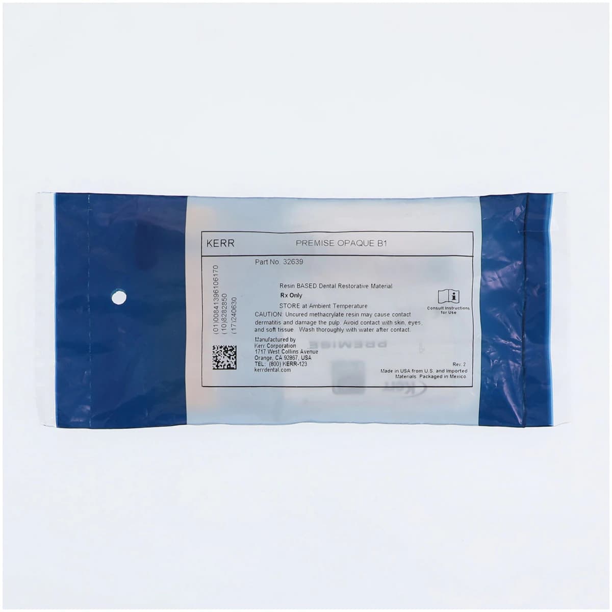 Kerr Premise Universal Nanofilled Restorative Composite, Syringe Refill, Opaque Shade B1, 4 g, #32639 thumbnail 2