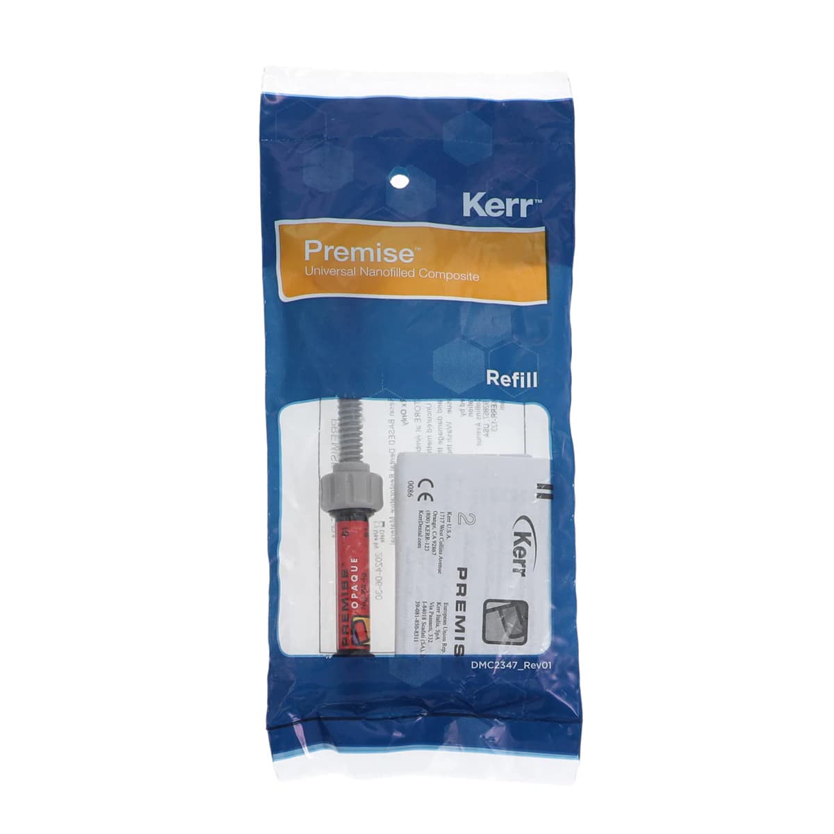 Kerr Premise Universal Nanofilled Restorative Composite, Syringe Refill, Opaque Shade B1, 4 g, #32639 - Premise Opaque Shade B1 4g Syringe Refill - Image 1