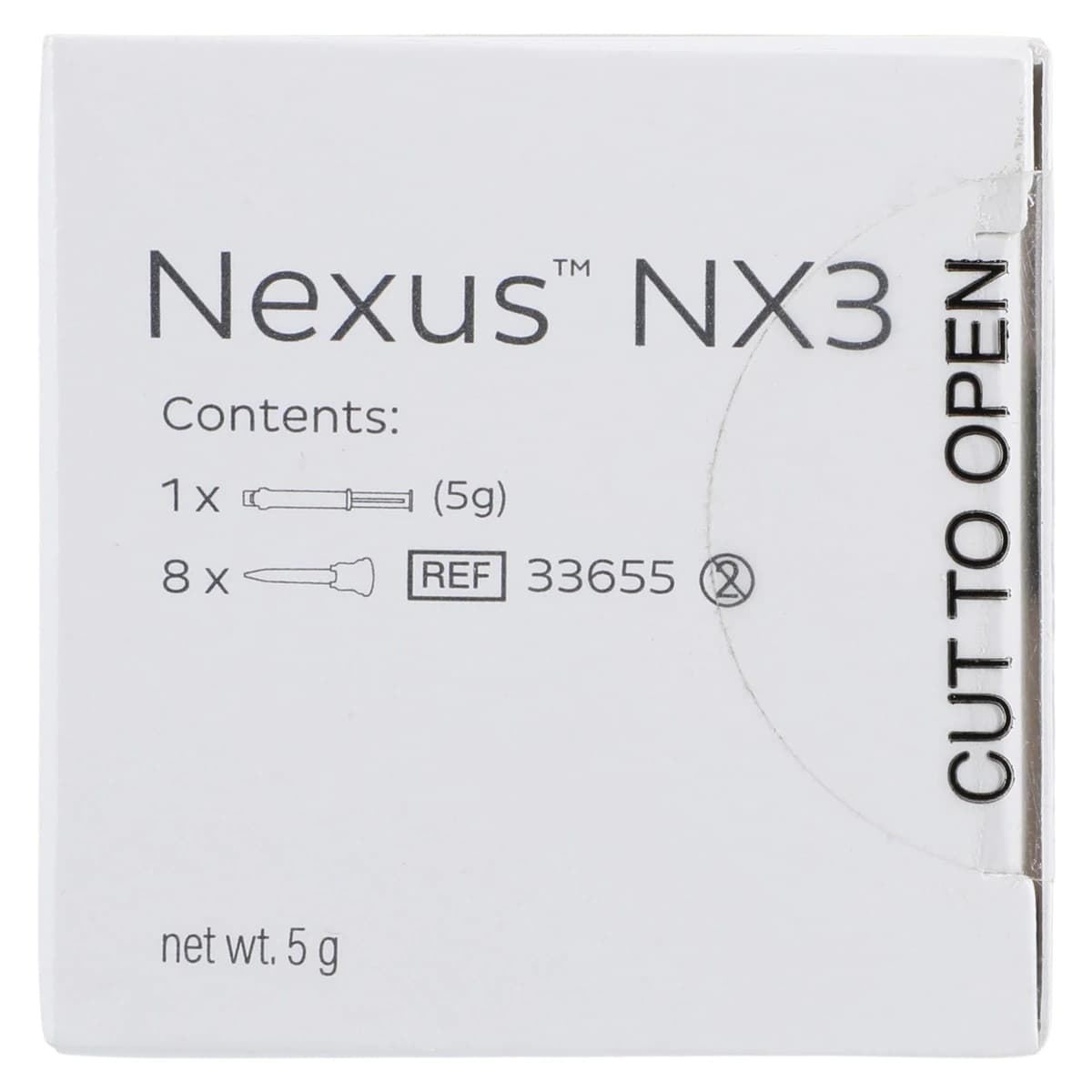 Kerr NX3 Nexus Third Generation Dual-Cure Resin Cement Refill Syringe, White, 5 g, 33644 thumbnail 9