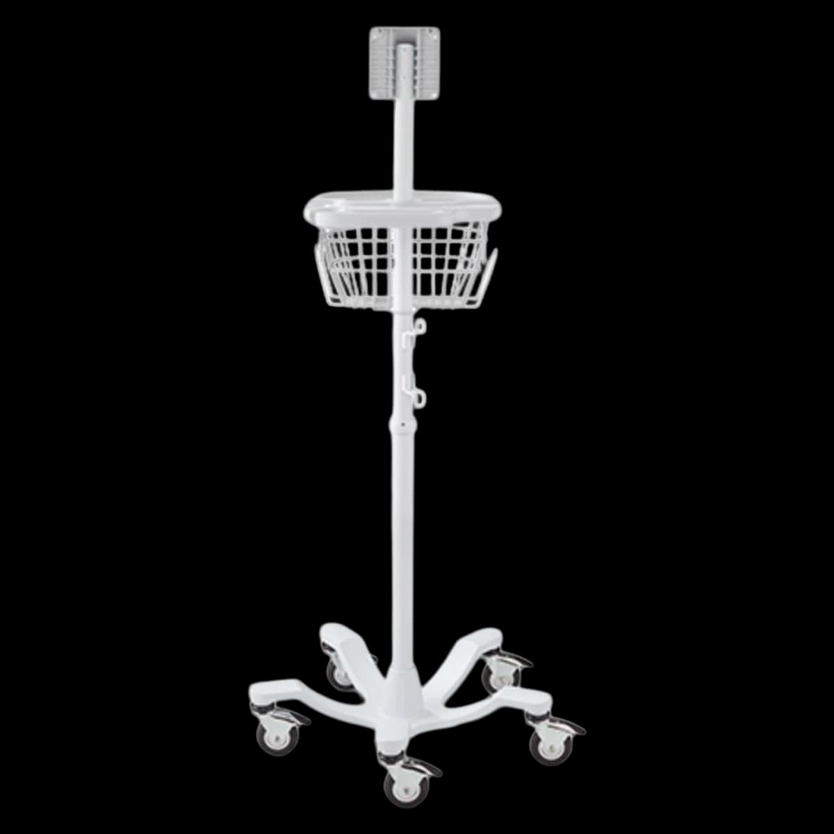 Welch Allyn Connex Spot Monitor Stand with 6 Casters - Stand Monitor Connex Spot - Image 1