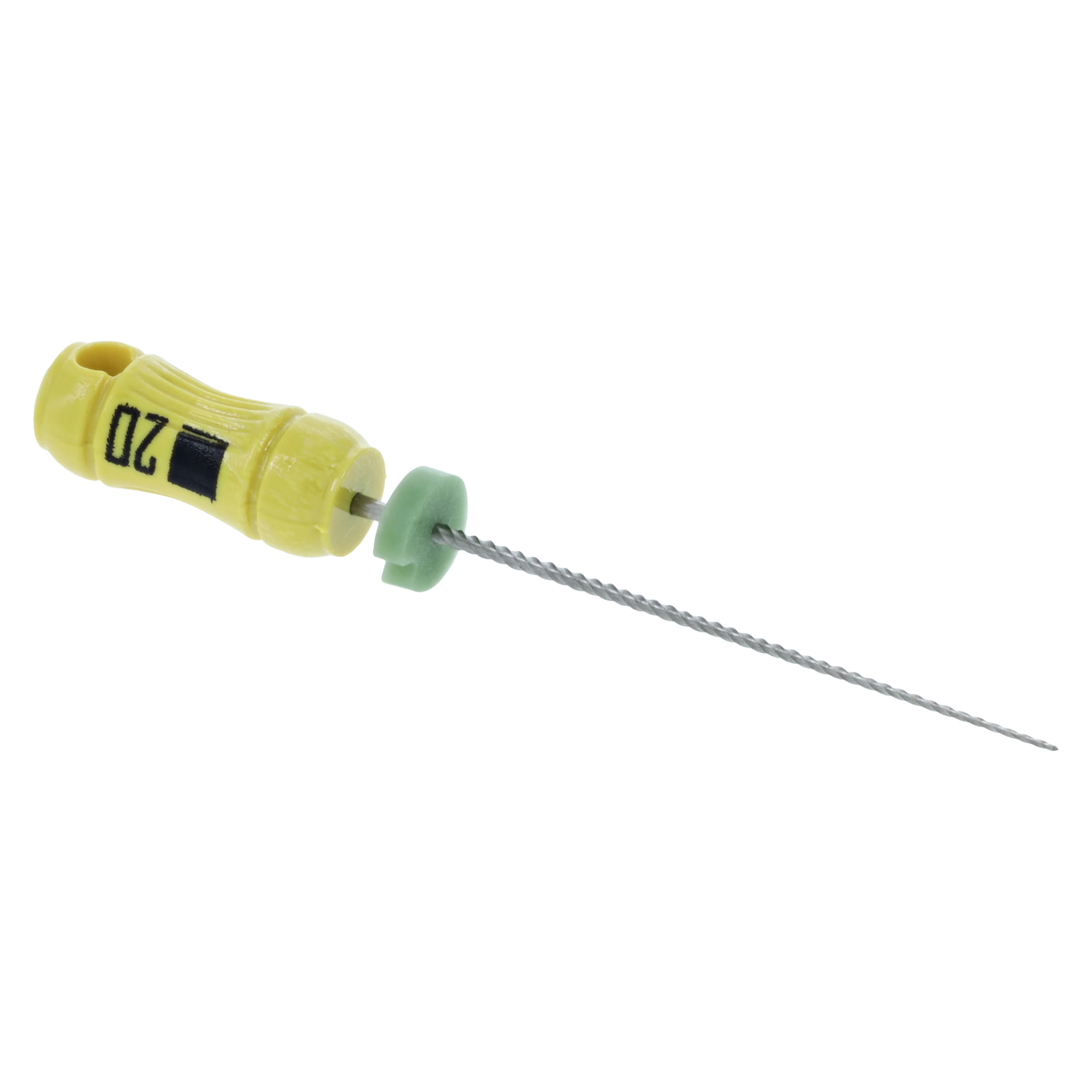 Kerr Endodontics K-Files, Stainless Steel, Size #20, 21mm, Yellow, 6/Pkg, 06005 thumbnail 2