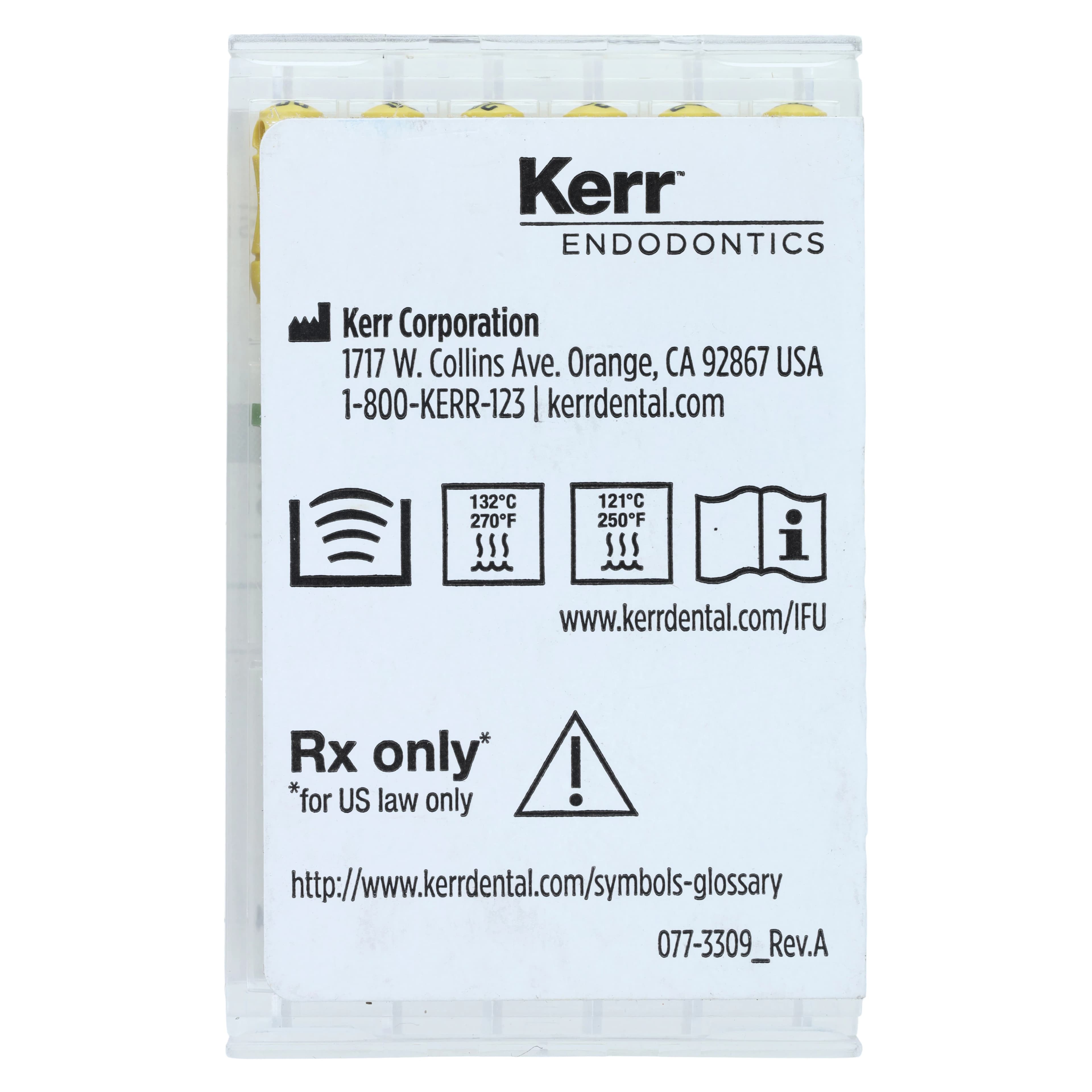 Kerr Endodontics K-Files, Stainless Steel, Size #20, 21mm, Yellow, 6/Pkg, 06005 thumbnail 5