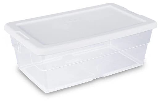 Sterilite 6-Quart Clear Storage Container - Container Sterilite 6qt - Image 1