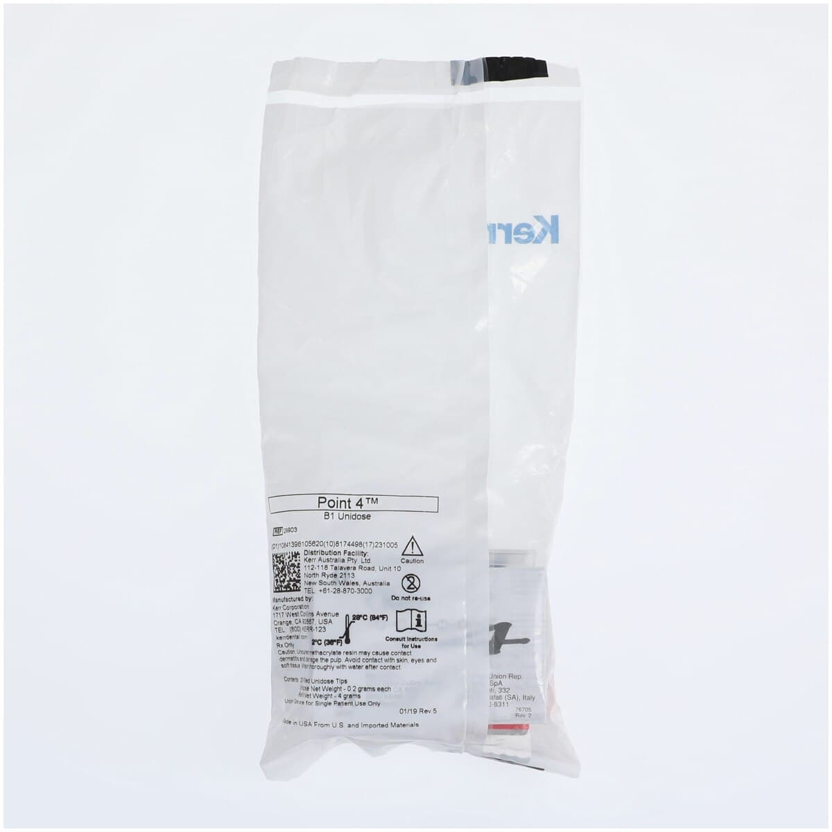 Kerr Point 4 Optimized Particle Composite Unidose Refill, B1 Body, Light-Cure, 0.2 g, 20/Pk, #29903 thumbnail 2