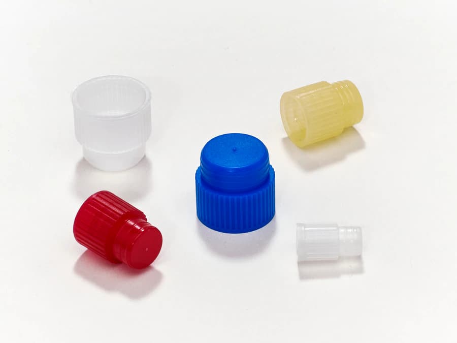 Evergreen Scientific Cap Stopper for 12mm Tubes, Polyethylene, Natural, 1000/Pk - Cap Stopper 12mm Tube Pe - Image 1